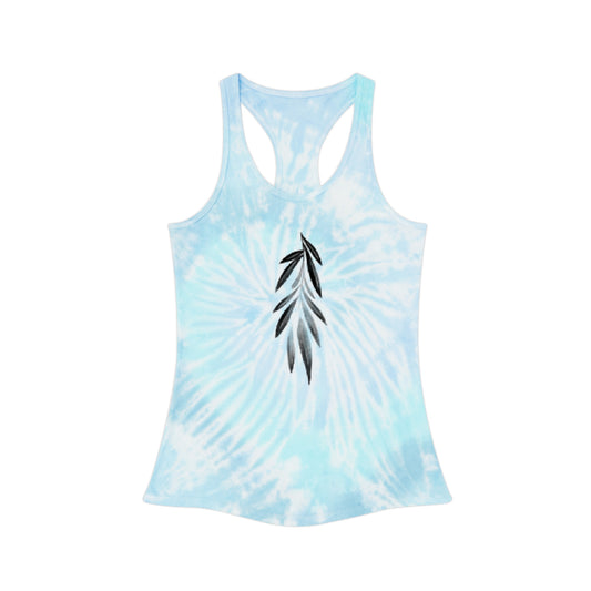 Medicine Leaf Tie Dye Racerback Tank Top