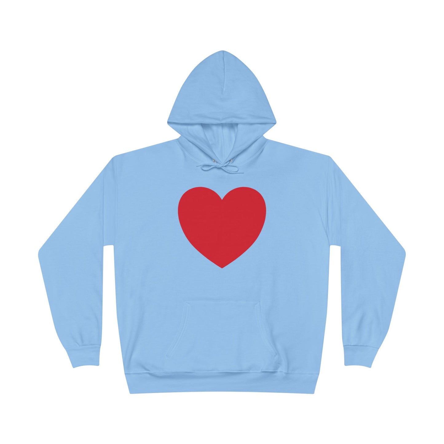I WEAR MY HEART ON MY SLEEVE Unisex EcoSmart® Pullover Hoodie Sweatshirt