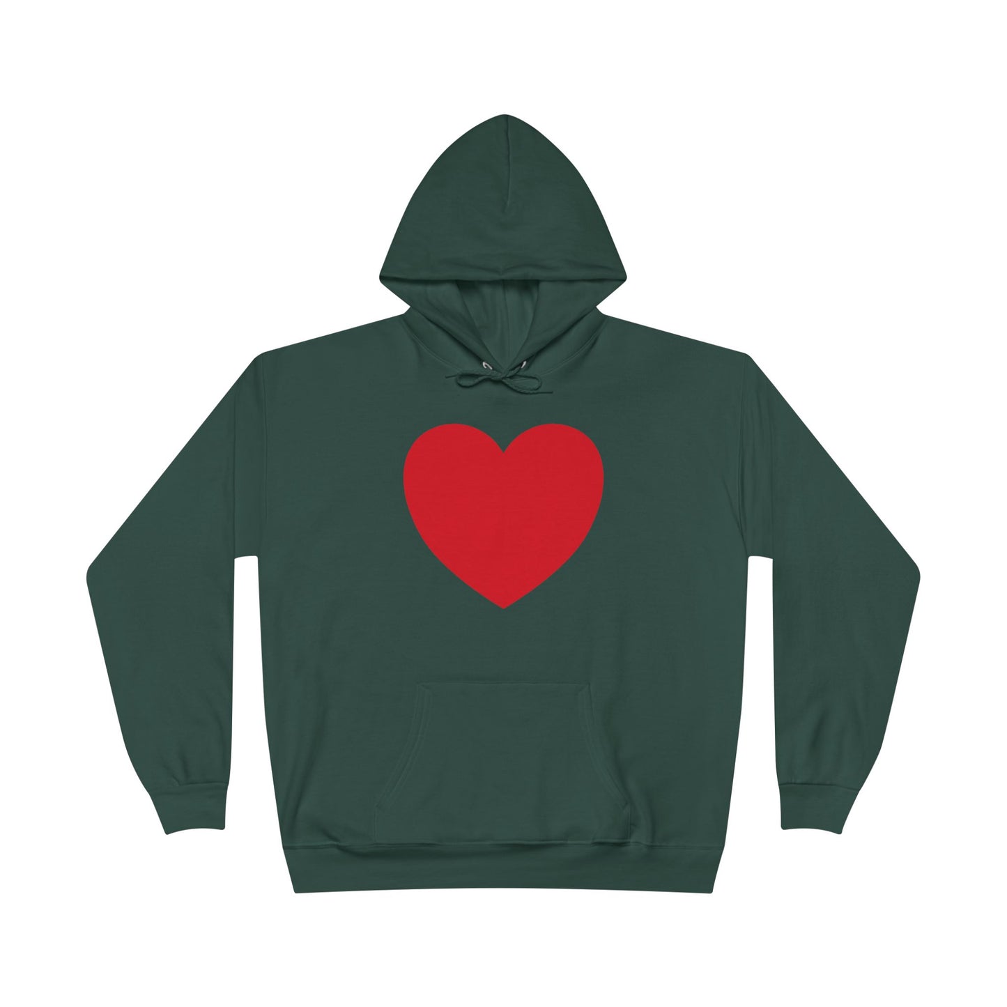 I WEAR MY HEART ON MY SLEEVE Unisex EcoSmart® Pullover Hoodie Sweatshirt