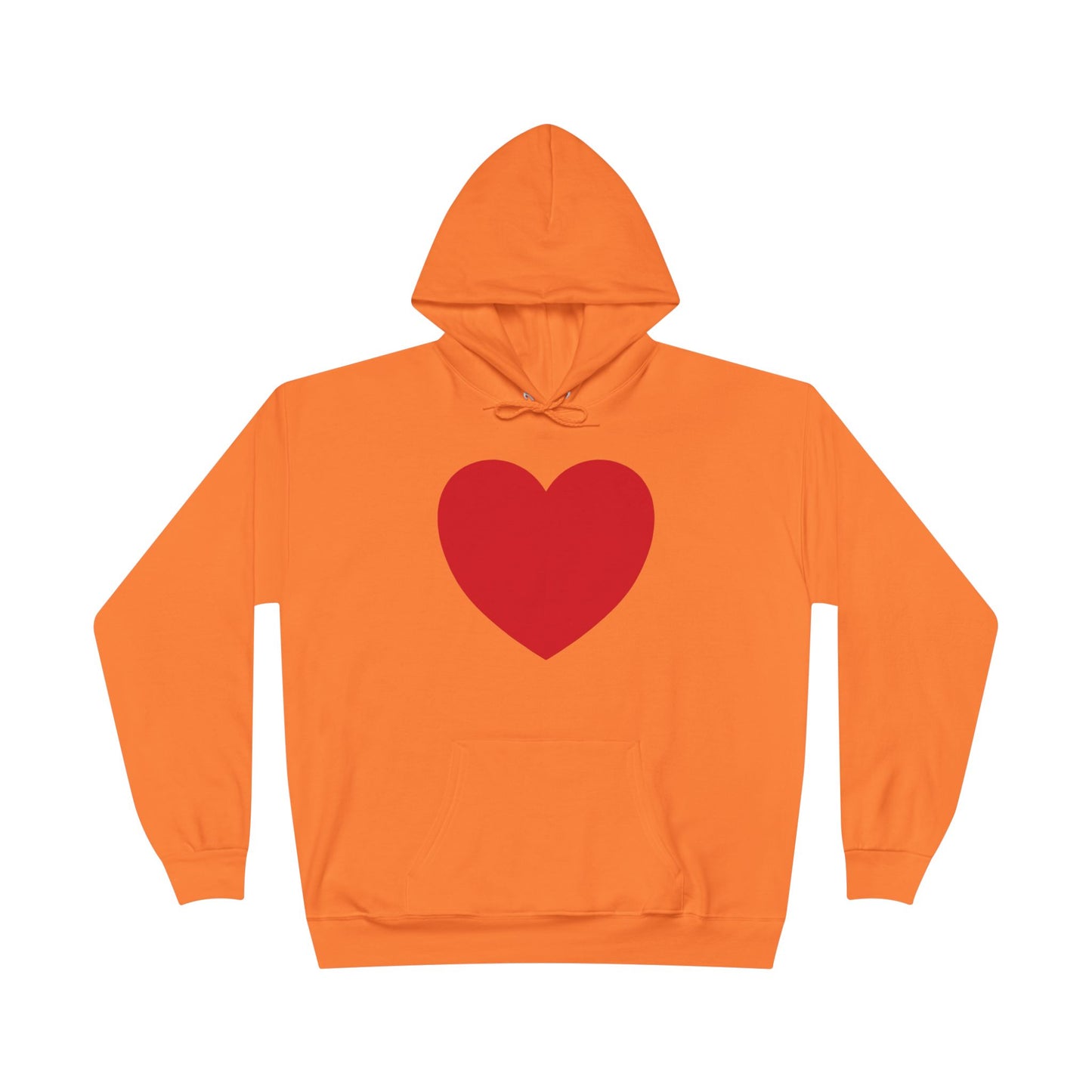 I WEAR MY HEART ON MY SLEEVE Unisex EcoSmart® Pullover Hoodie Sweatshirt