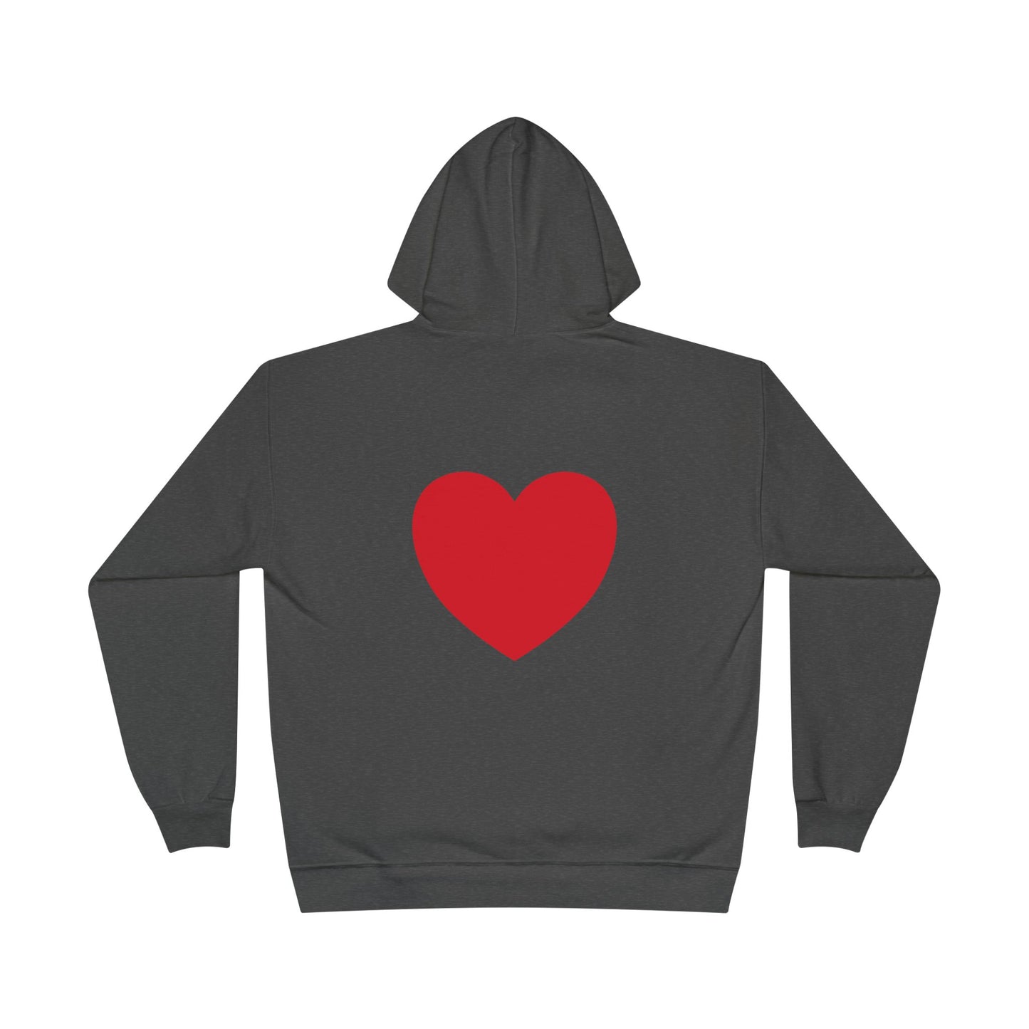 I WEAR MY HEART ON MY SLEEVE Unisex EcoSmart® Pullover Hoodie Sweatshirt