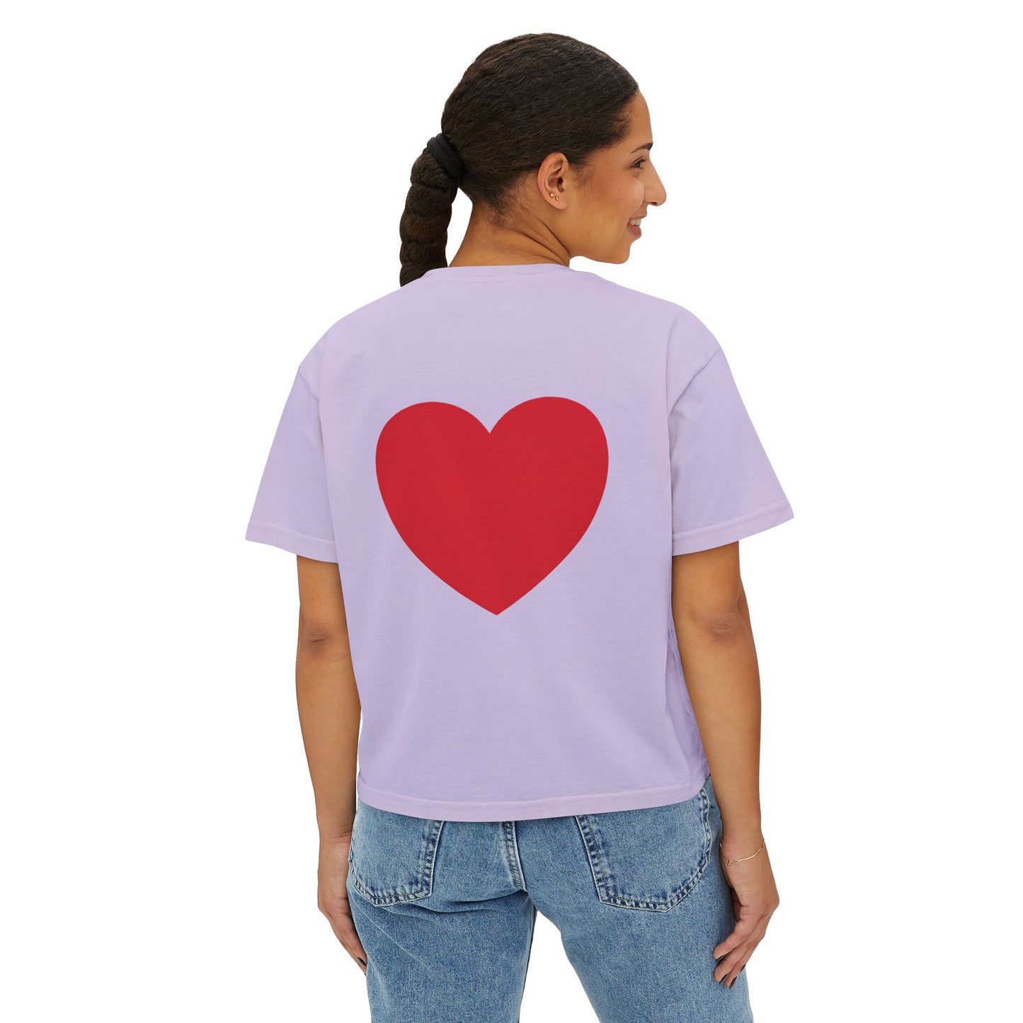 I Have a Big Heart Women's Boxy Tee- Many Colors