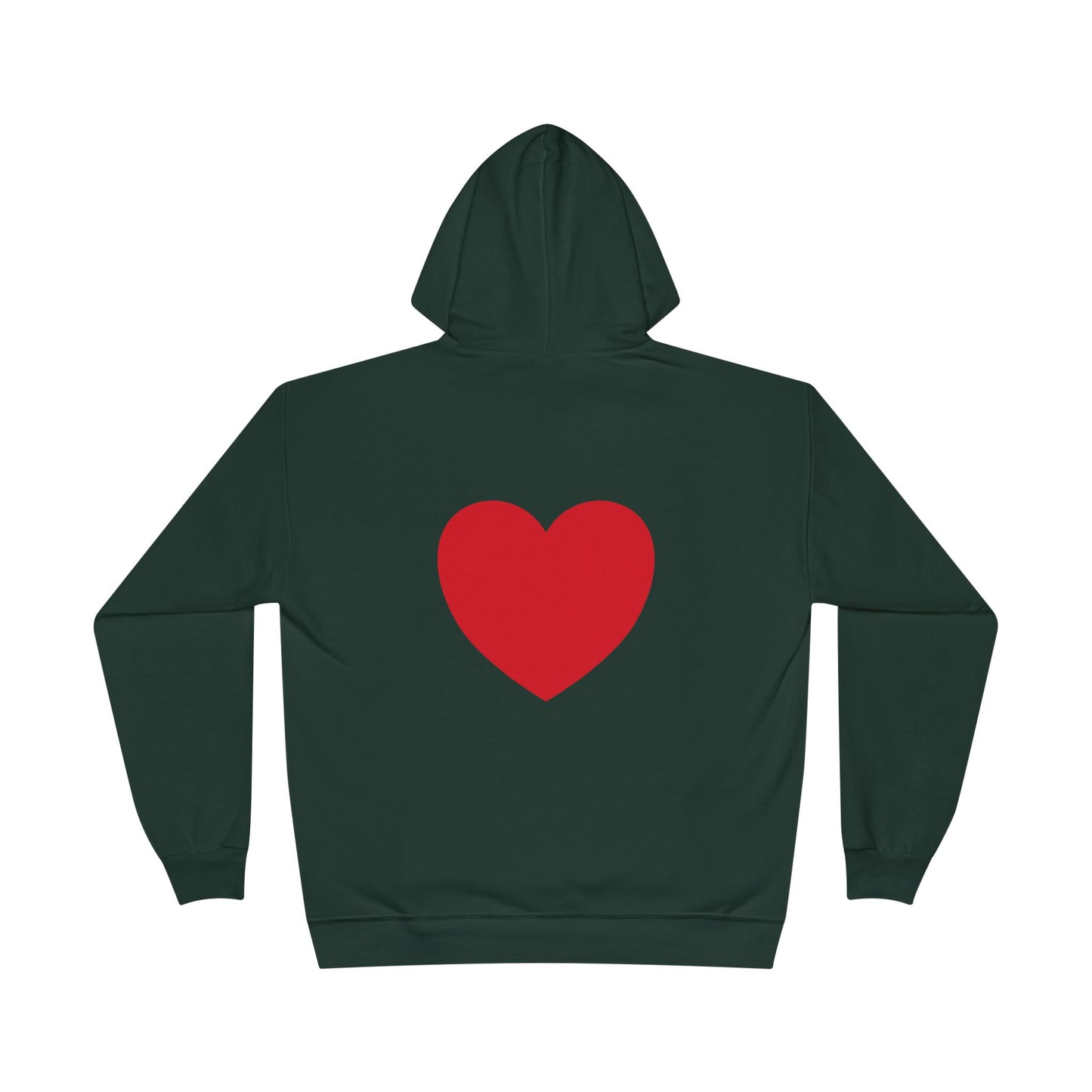 I WEAR MY HEART ON MY SLEEVE Unisex EcoSmart® Pullover Hoodie Sweatshirt