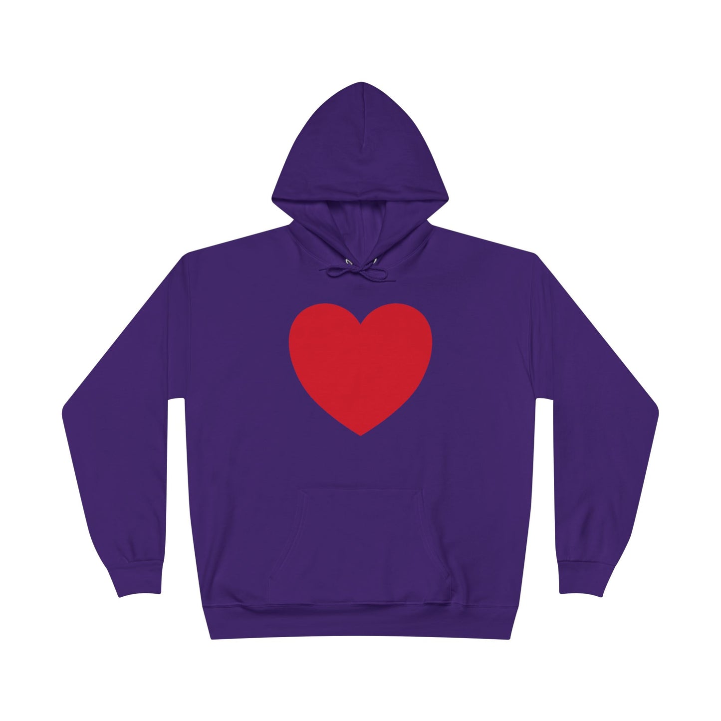 I WEAR MY HEART ON MY SLEEVE Unisex EcoSmart® Pullover Hoodie Sweatshirt