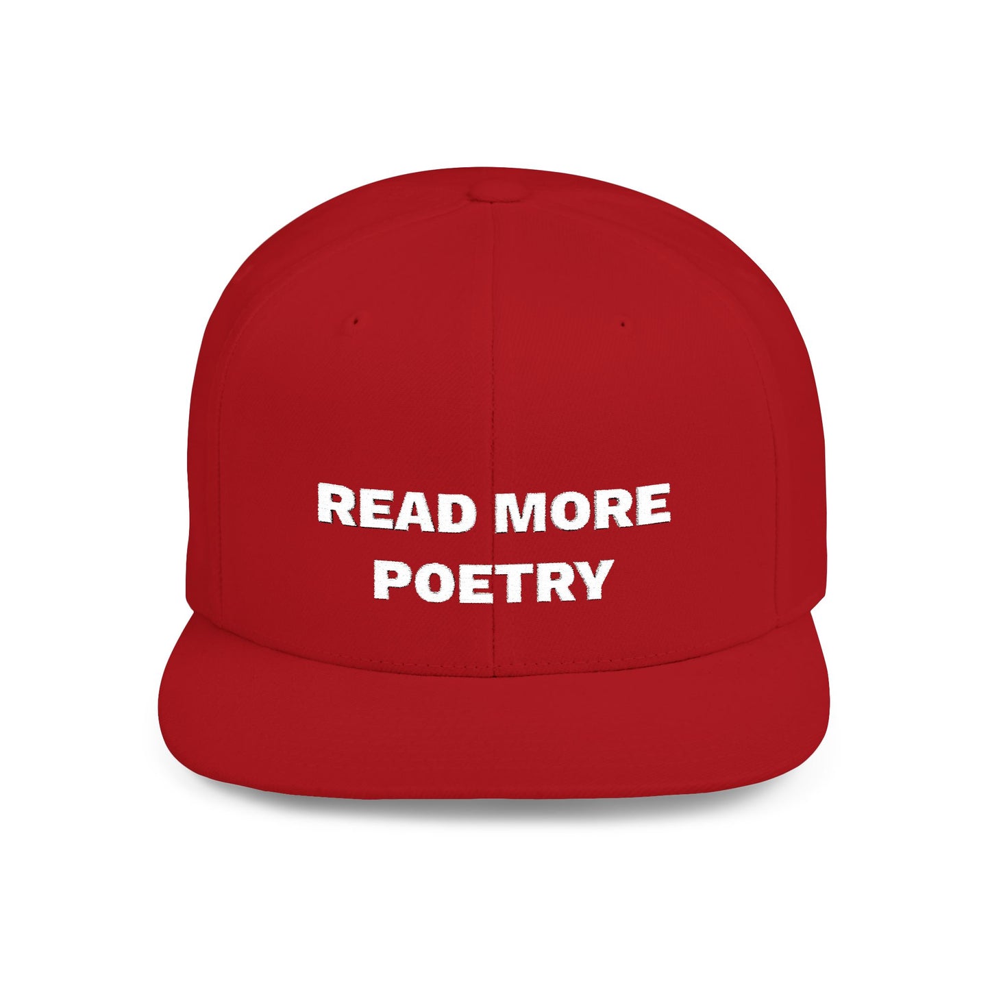 READ MORE POETRY Flat Bill Snapback