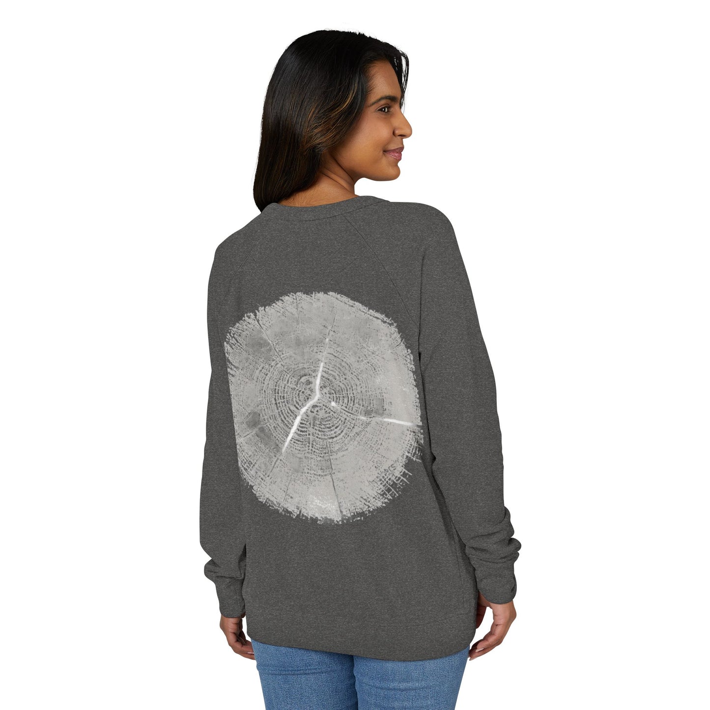 WOODCUT, Organic Nature Crewneck Sweatshirt, THE STORE by avalove