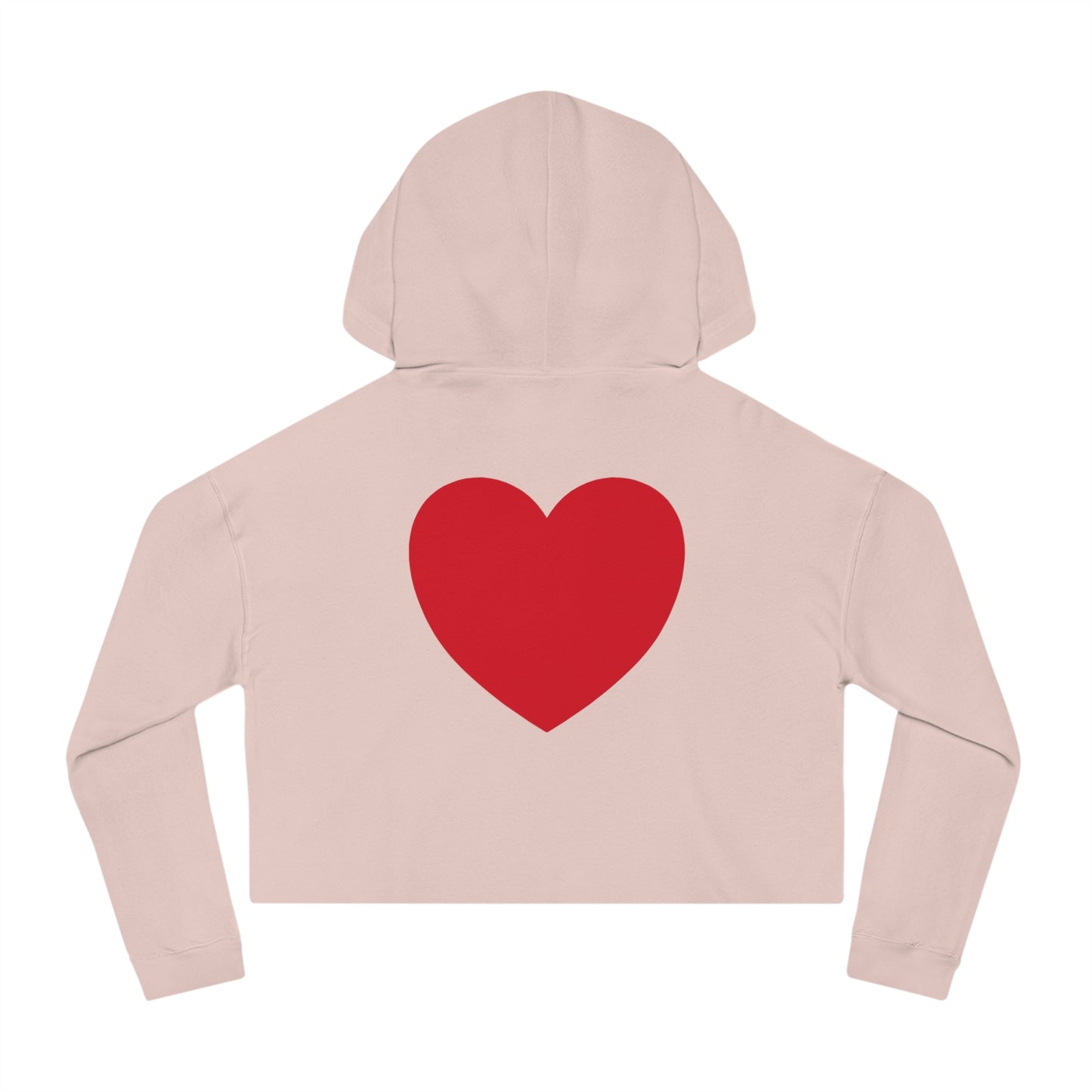 Have a Heart Women’s Cropped Hooded Sweatshirt- many colors