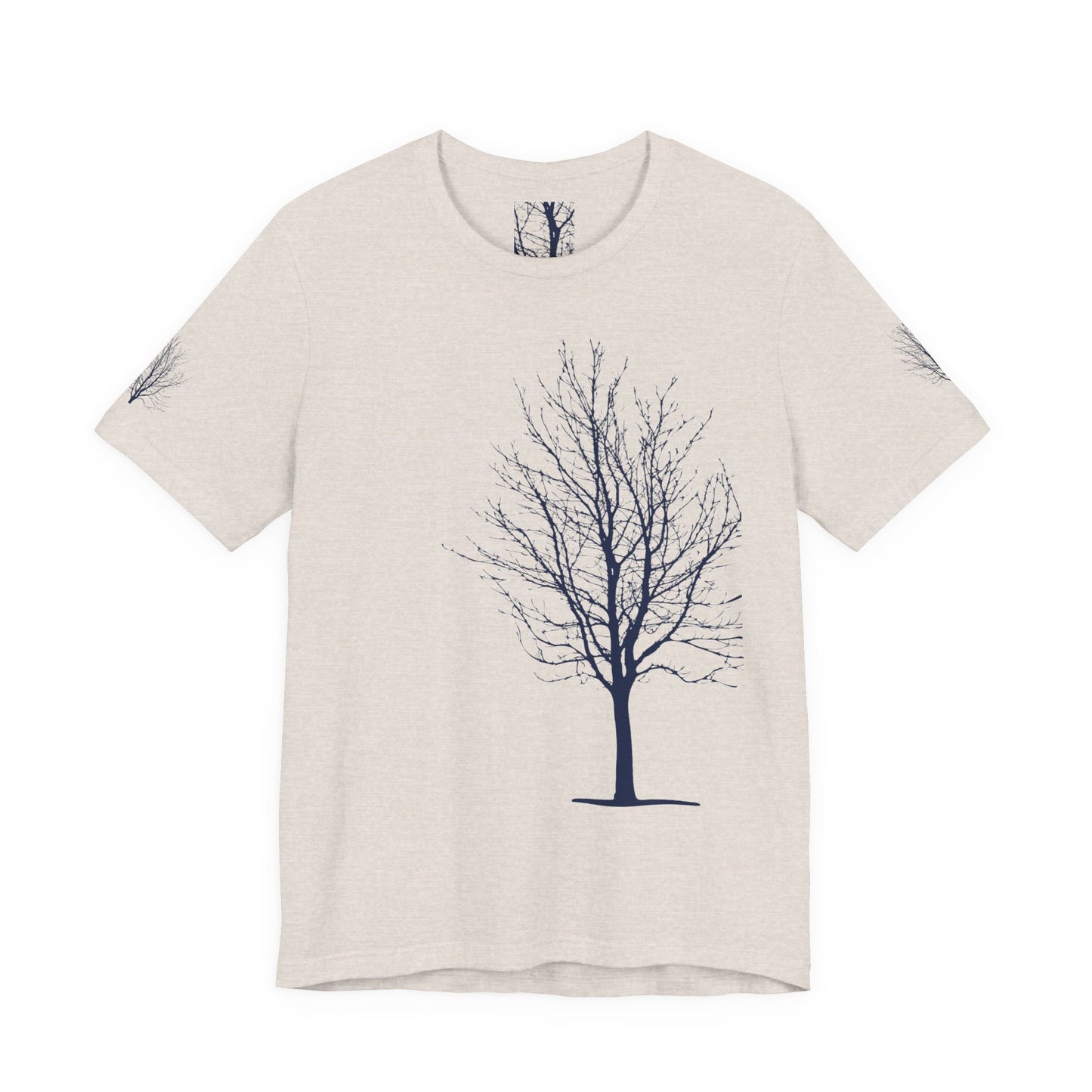 Single Tree Unisex Jersey Short Sleeve Tee - Blue Print