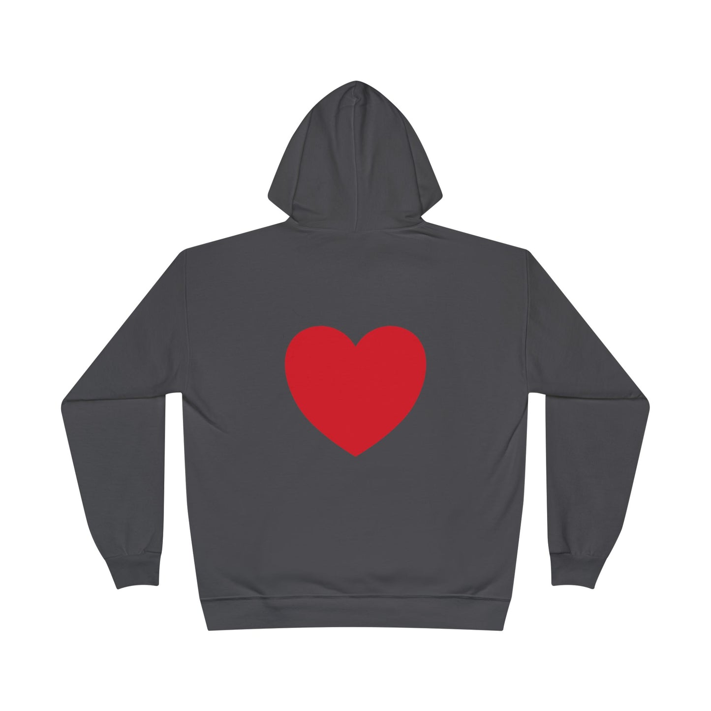 I WEAR MY HEART ON MY SLEEVE Unisex EcoSmart® Pullover Hoodie Sweatshirt