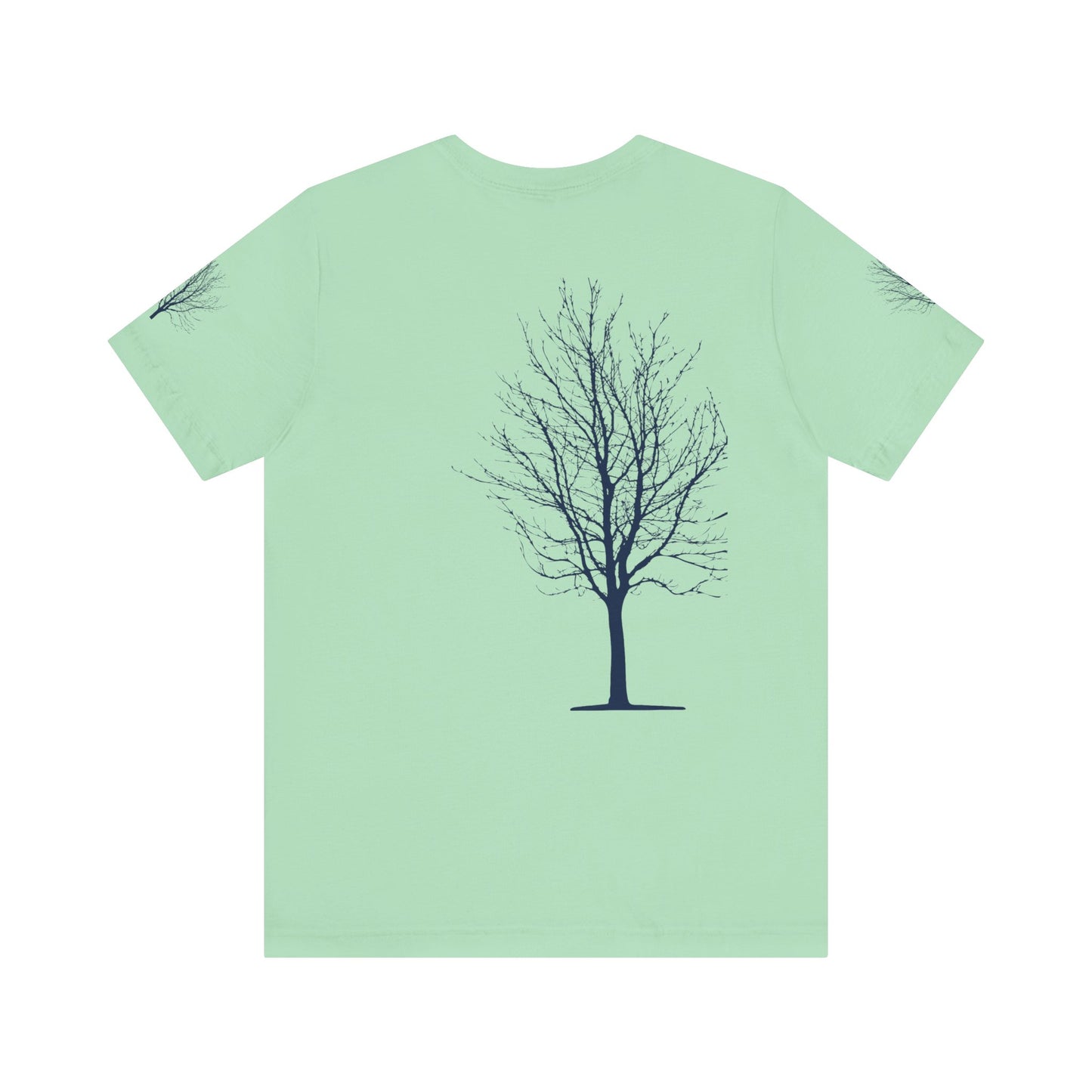 Single Tree Unisex Jersey Short Sleeve Tee - Blue Print