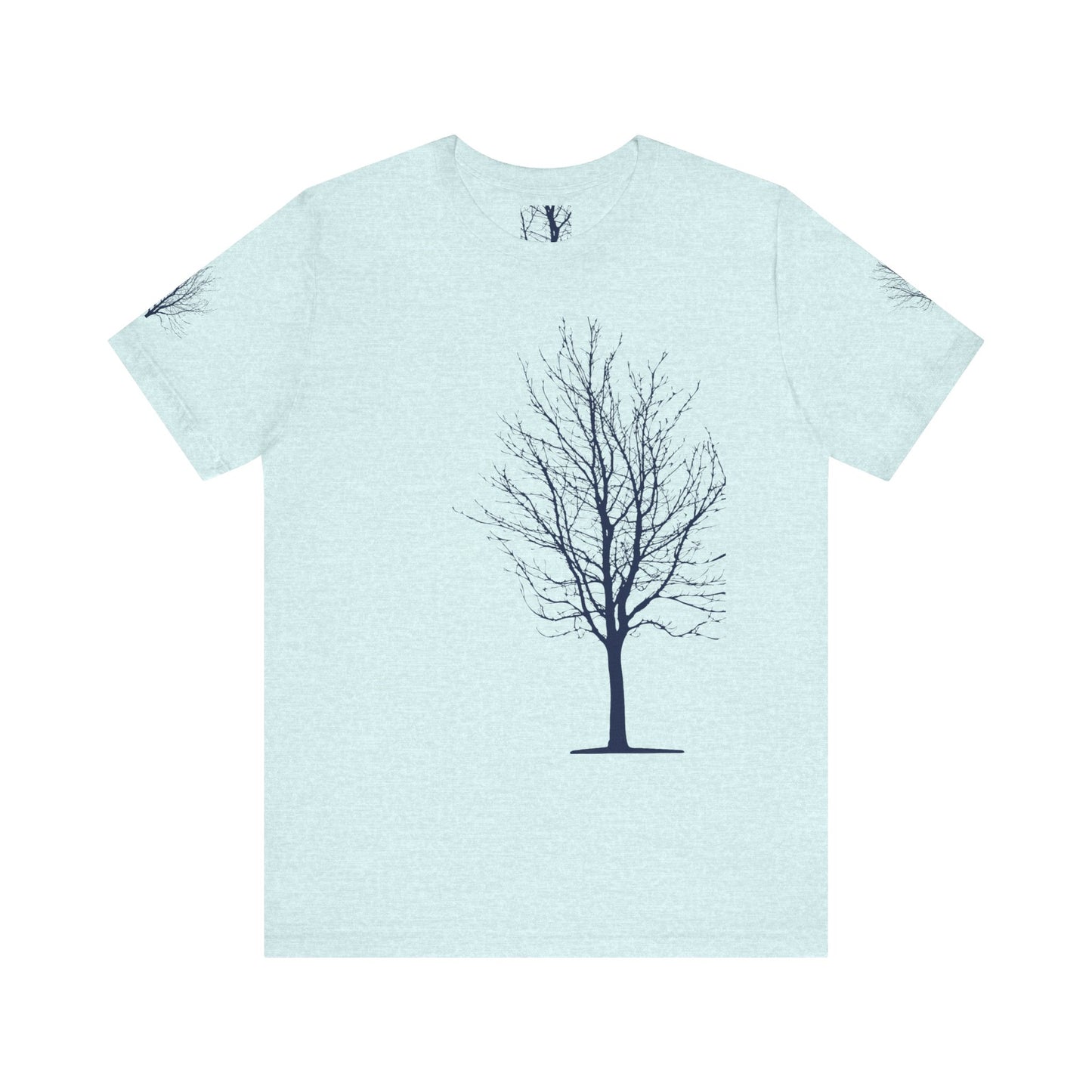 Single Tree Unisex Jersey Short Sleeve Tee - Blue Print