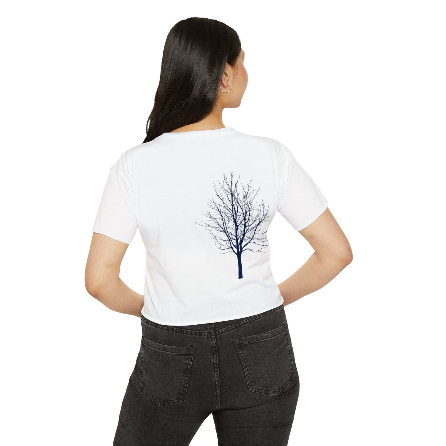 Single Tree Women's Festival Crop Top Tee- The Store by avalove