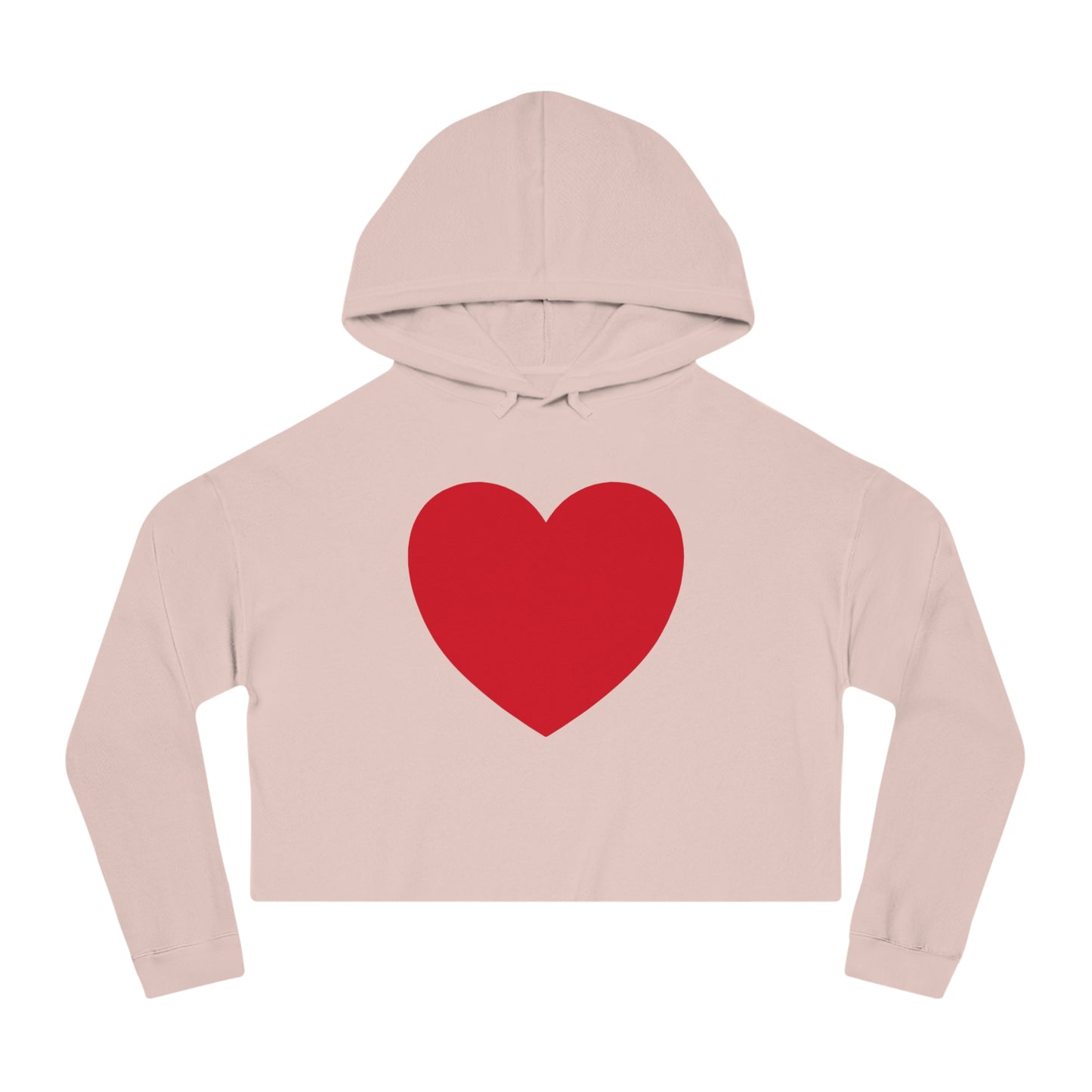 Have a Heart Women’s Cropped Hooded Sweatshirt- many colors