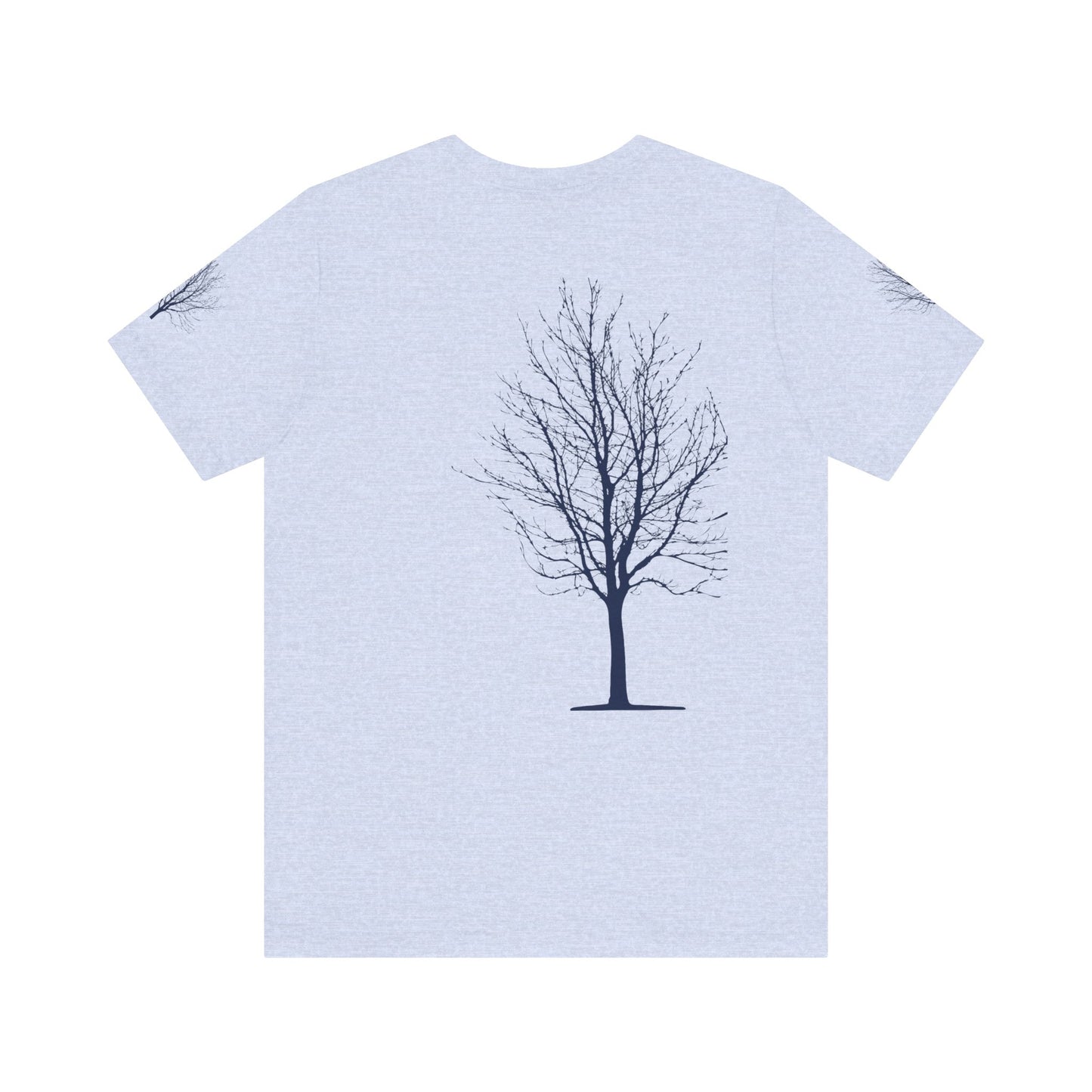 Single Tree Unisex Jersey Short Sleeve Tee - Blue Print
