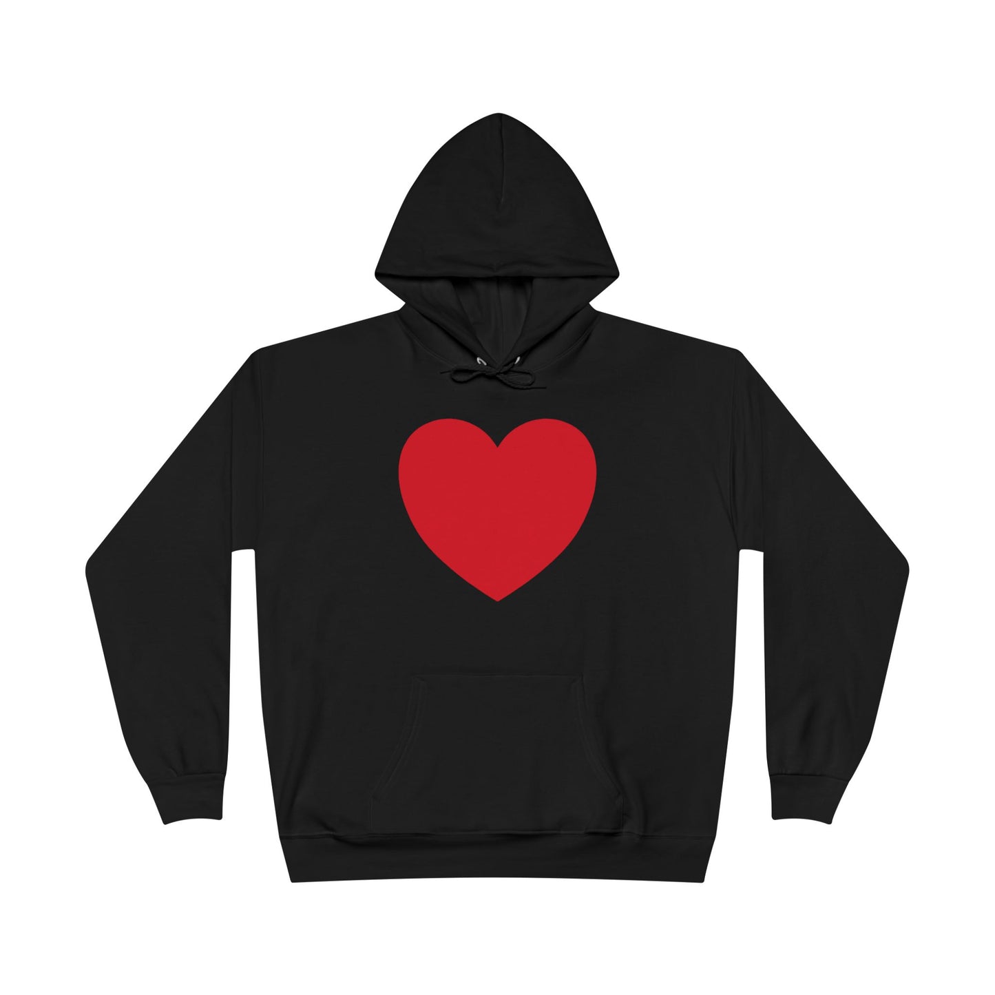 I WEAR MY HEART ON MY SLEEVE Unisex EcoSmart® Pullover Hoodie Sweatshirt
