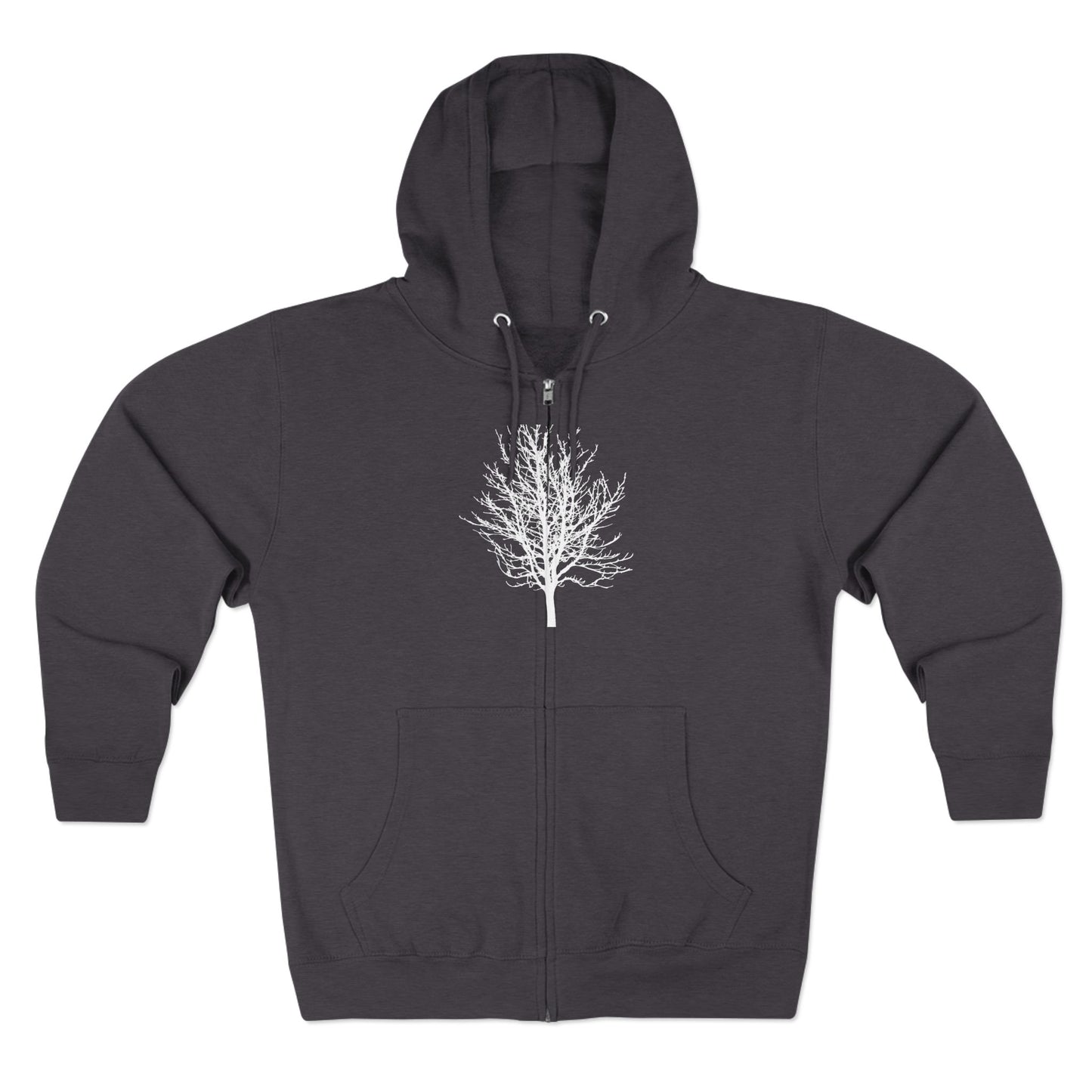 Single Tree Zip Hoodie-The Store, by avalove- three colors available