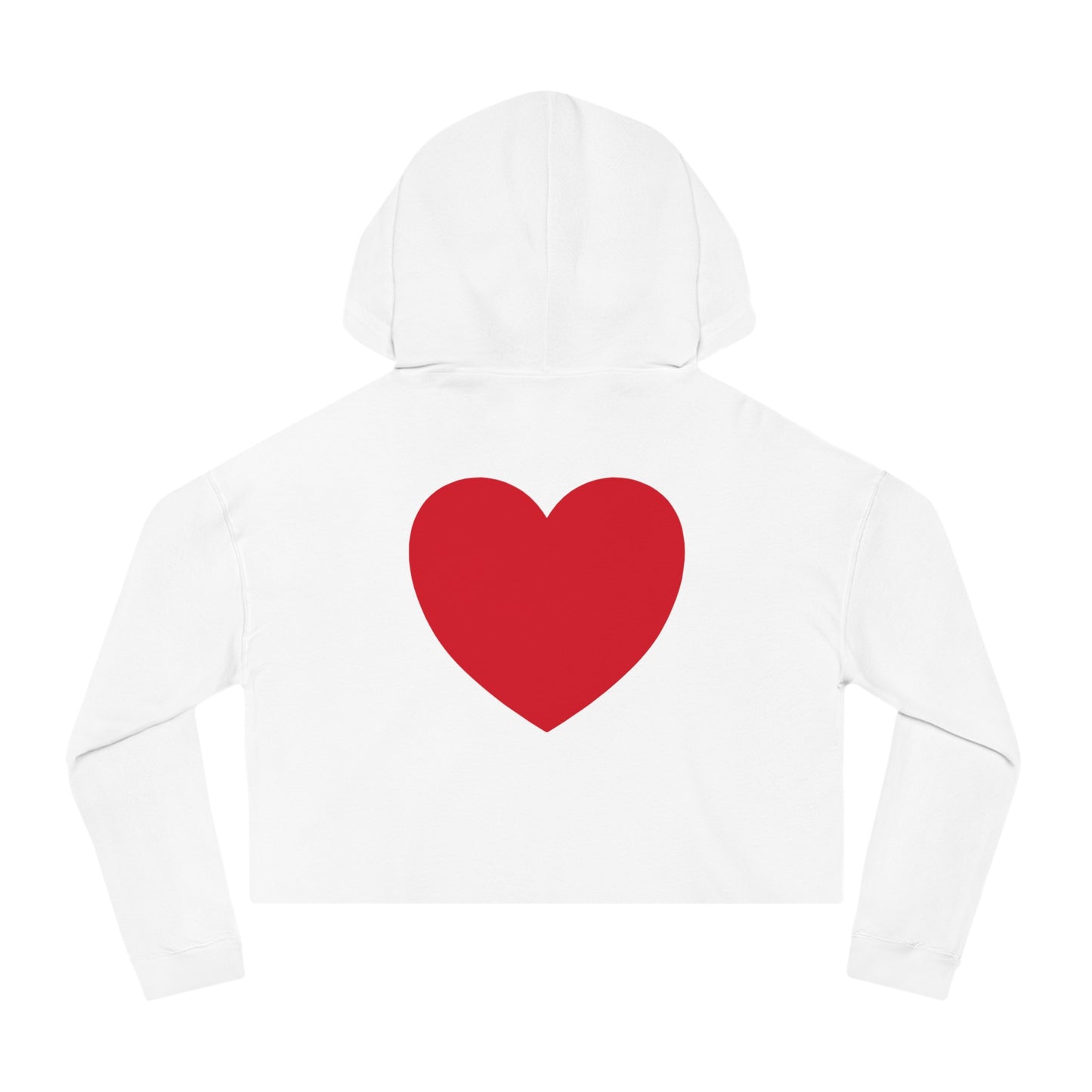 Have a Heart Women’s Cropped Hooded Sweatshirt- many colors
