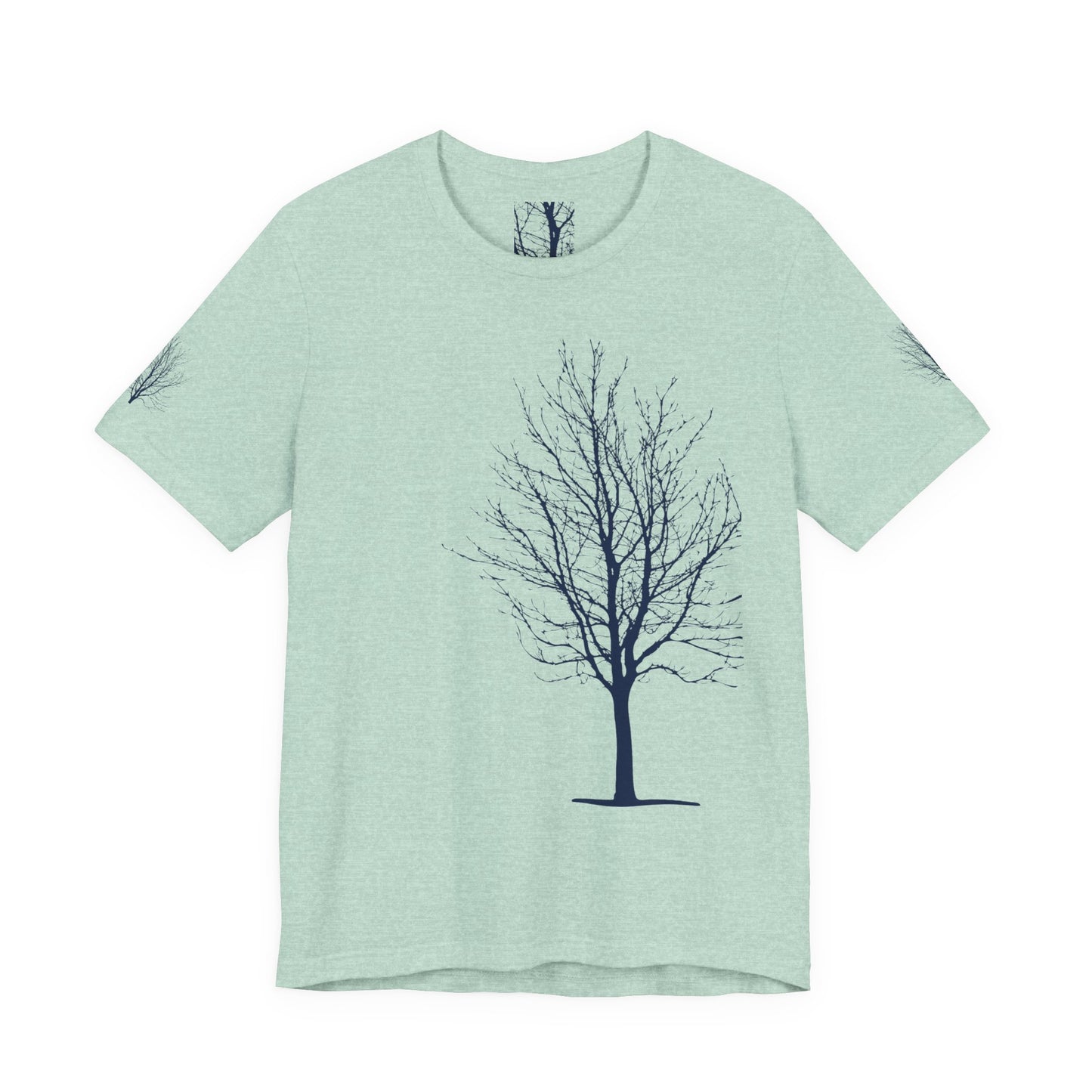 Single Tree Unisex Jersey Short Sleeve Tee - Blue Print