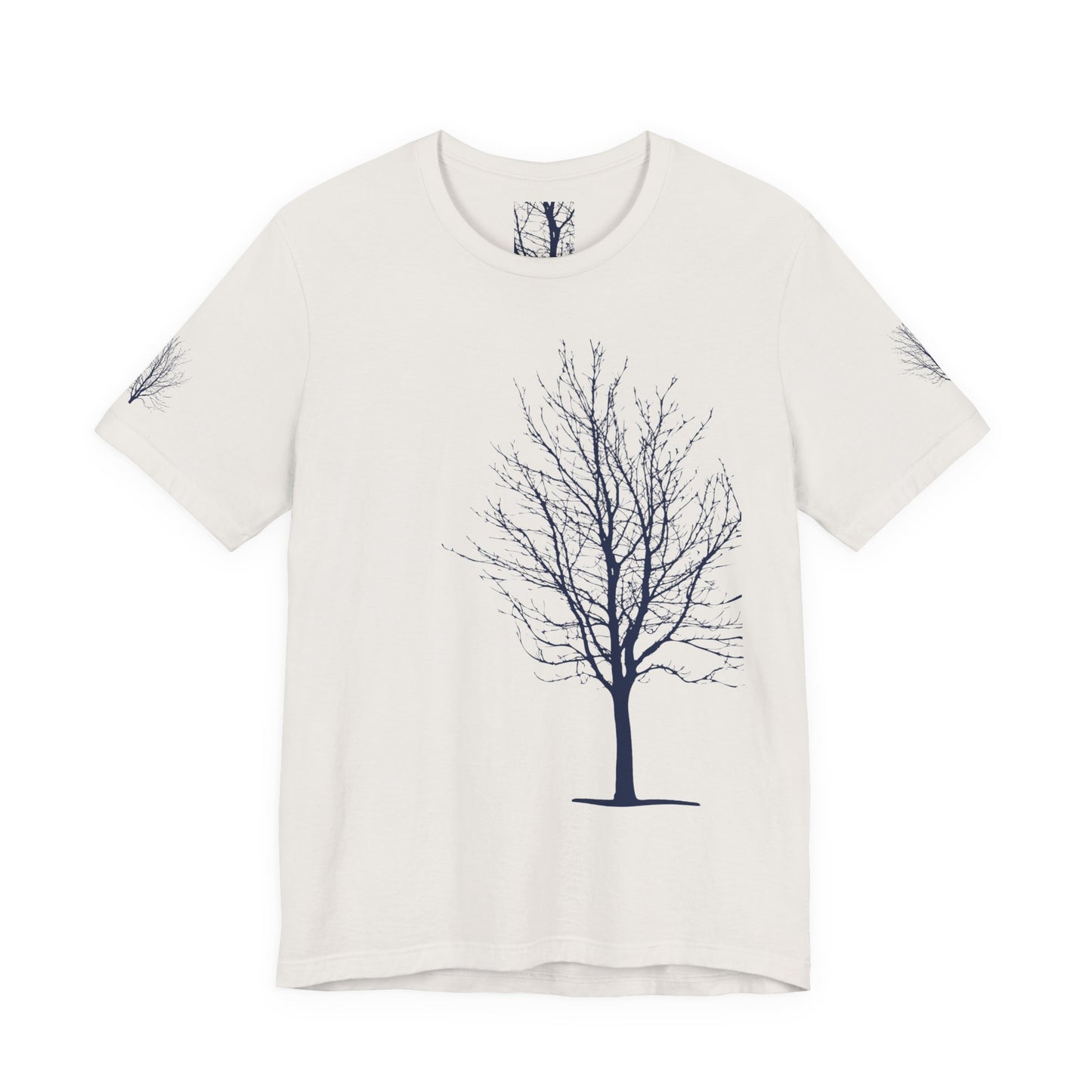 Single Tree Unisex Jersey Short Sleeve Tee - Blue Print