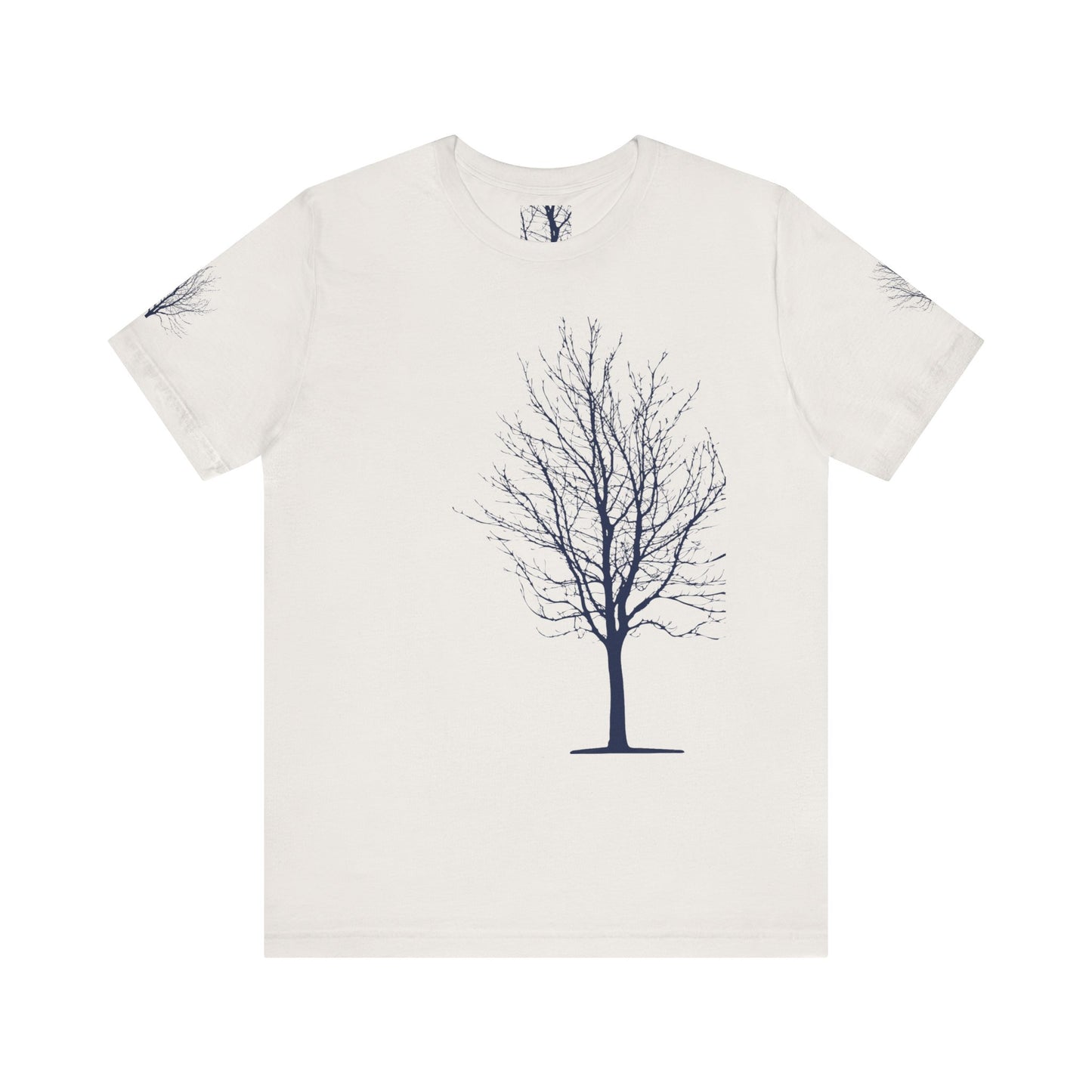 Single Tree Unisex Jersey Short Sleeve Tee - Blue Print