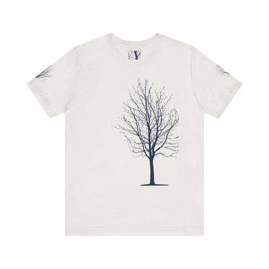 Single Tree Unisex Jersey Short Sleeve Tee - Blue Print