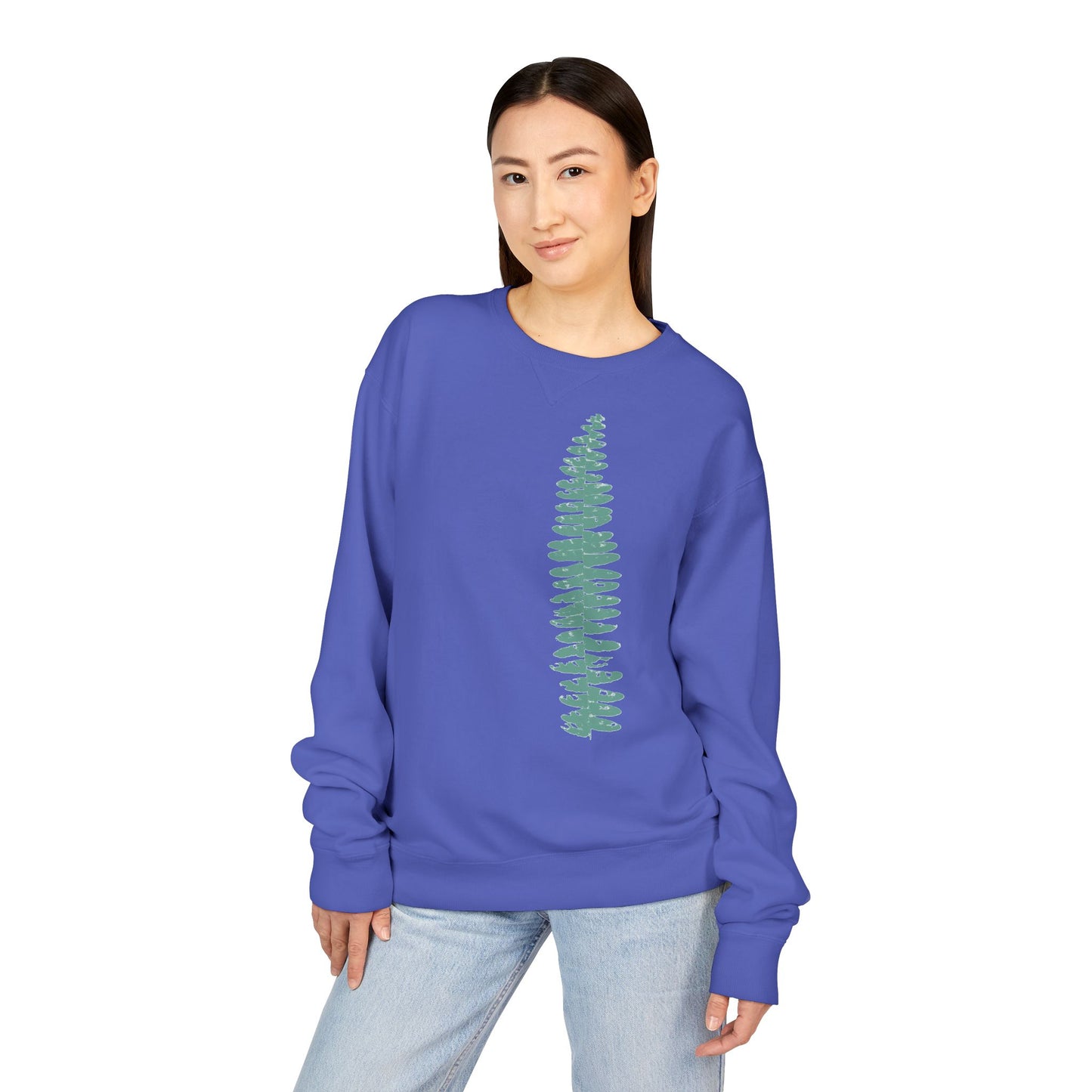 The Green Fern, Forest Bathing Sweatshirt, THE STORE, by avalove