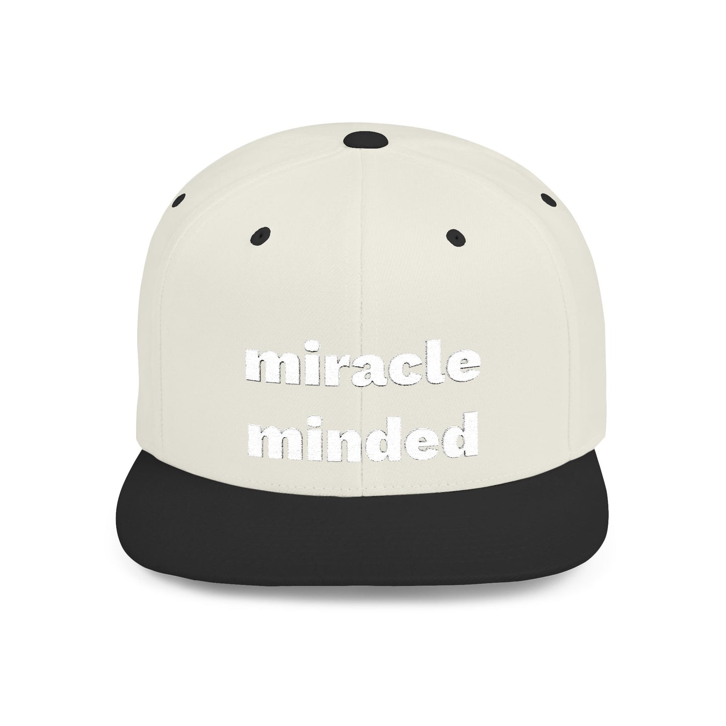 Miracle Minded Flat Bill Snapback Hat