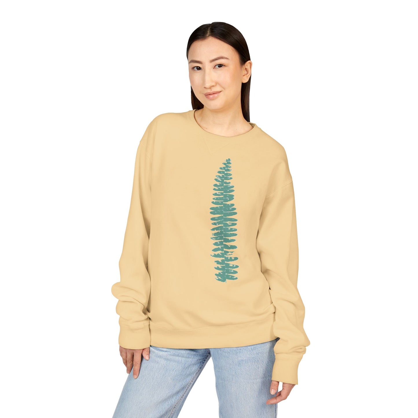 The Green Fern, Forest Bathing Sweatshirt, THE STORE, by avalove