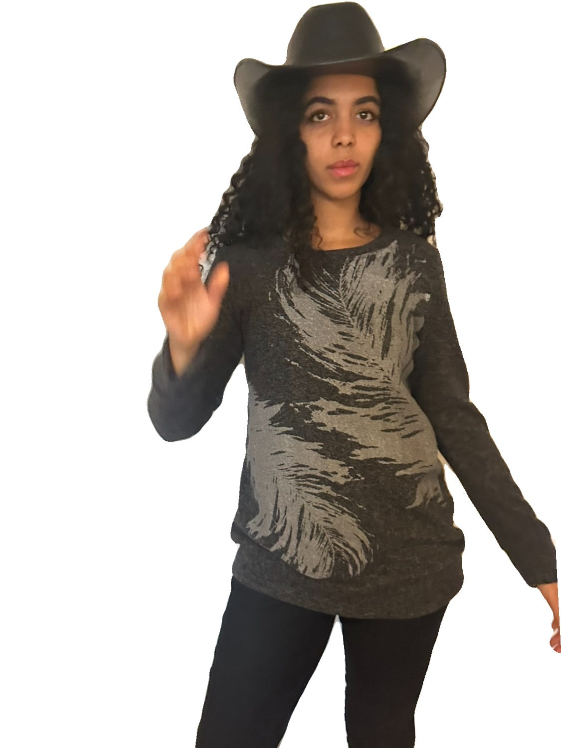 Writer's Quill Tunic Lightweight Sweater