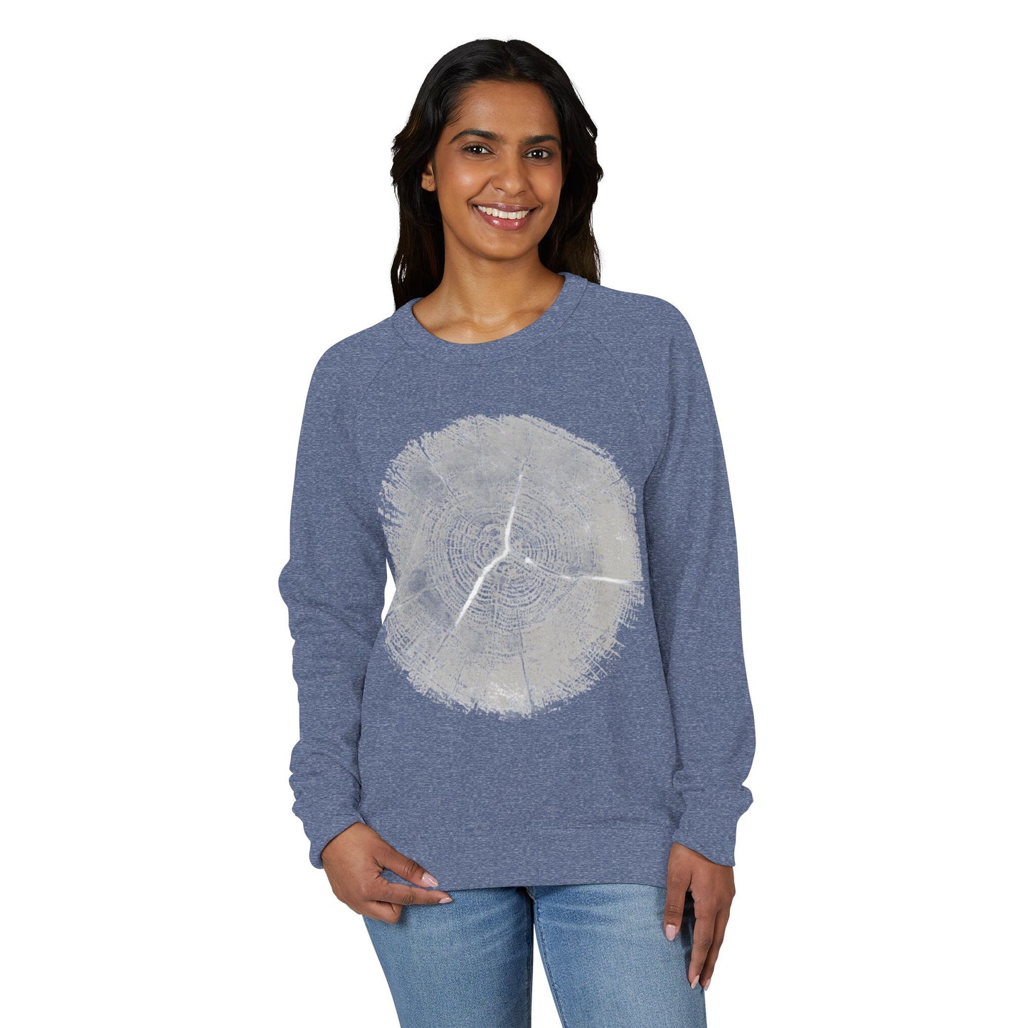 WOODCUT, Organic Nature Crewneck Sweatshirt, THE STORE by avalove