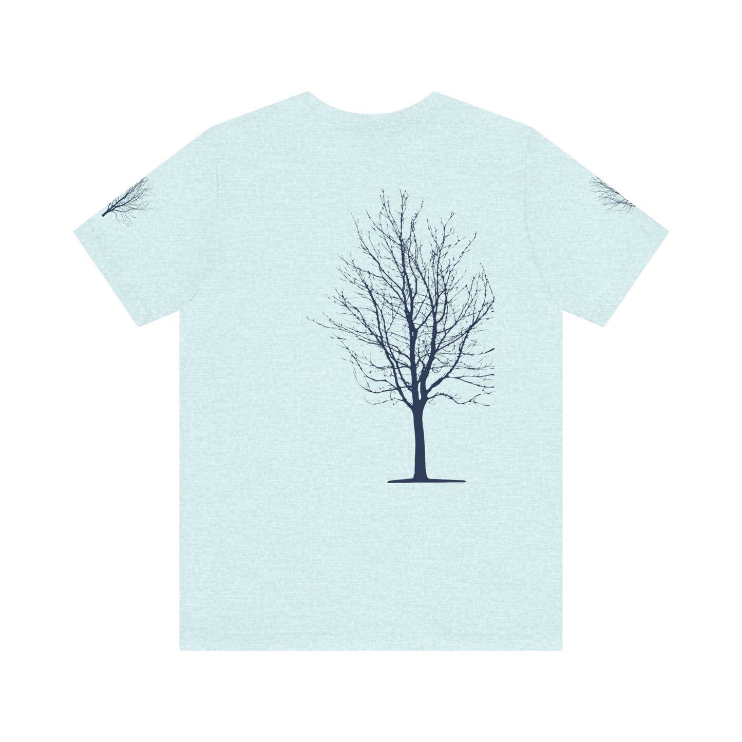 Single Tree Unisex Jersey Short Sleeve Tee - Blue Print