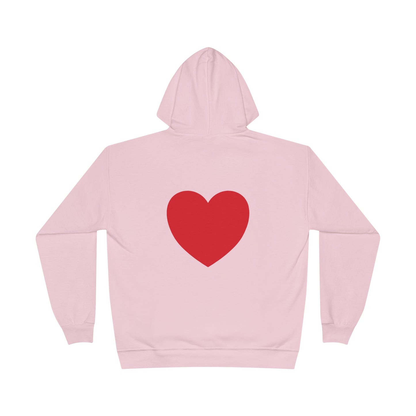 I WEAR MY HEART ON MY SLEEVE Unisex EcoSmart® Pullover Hoodie Sweatshirt
