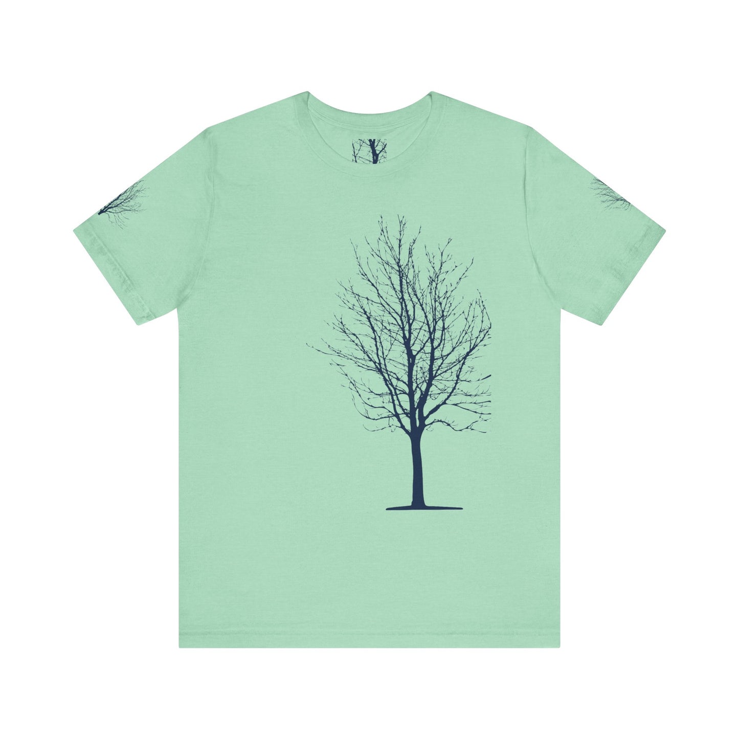 Single Tree Unisex Jersey Short Sleeve Tee - Blue Print