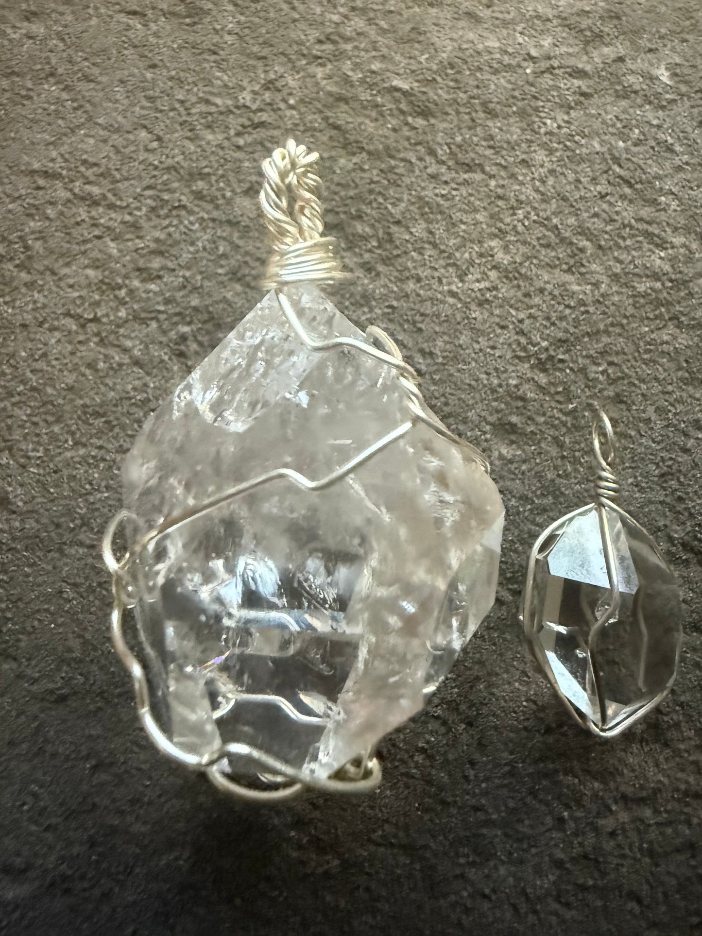 Herkimer Diamond Talisman: Master Rainbow Generator-Prism Keeper- Large Piece