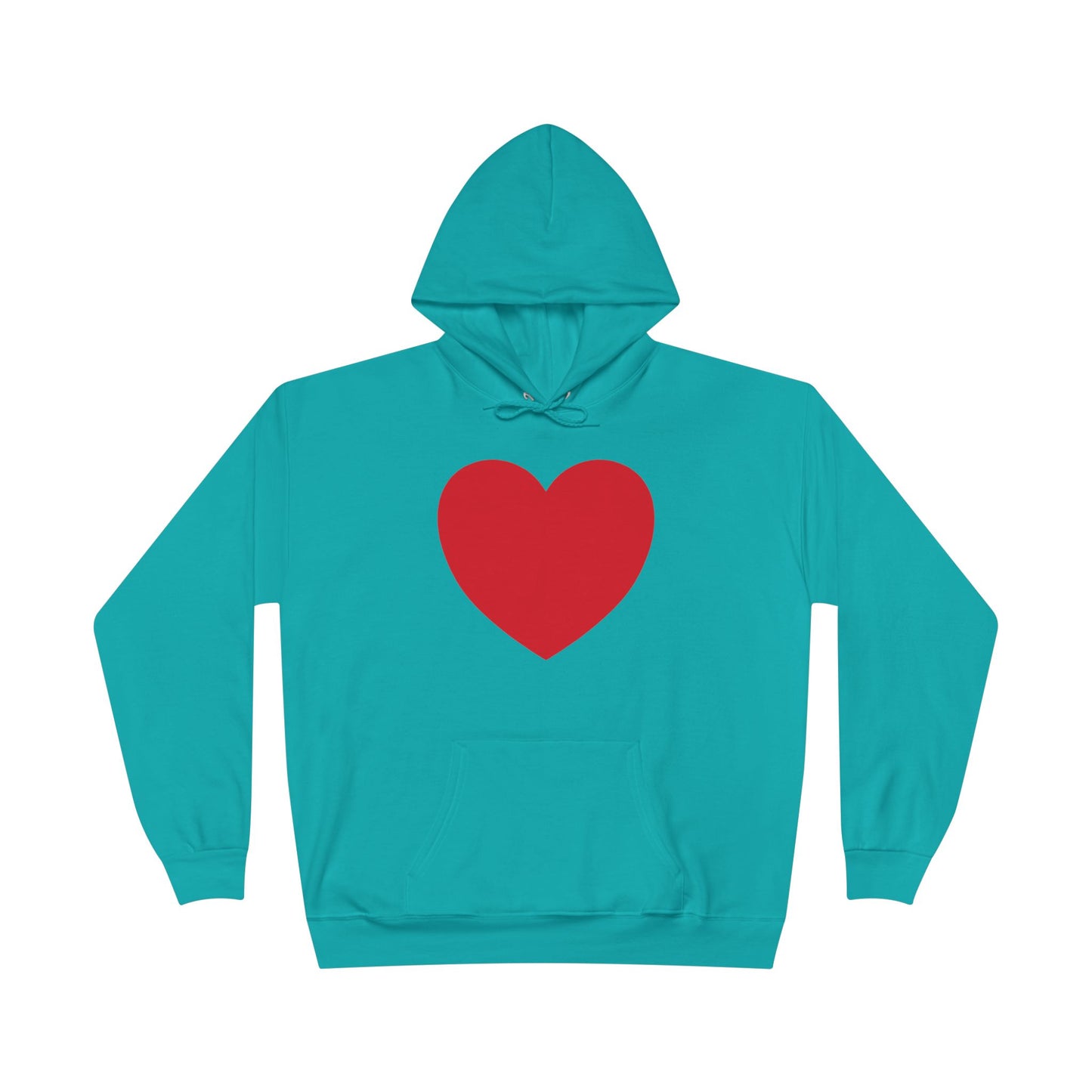 I WEAR MY HEART ON MY SLEEVE Unisex EcoSmart® Pullover Hoodie Sweatshirt