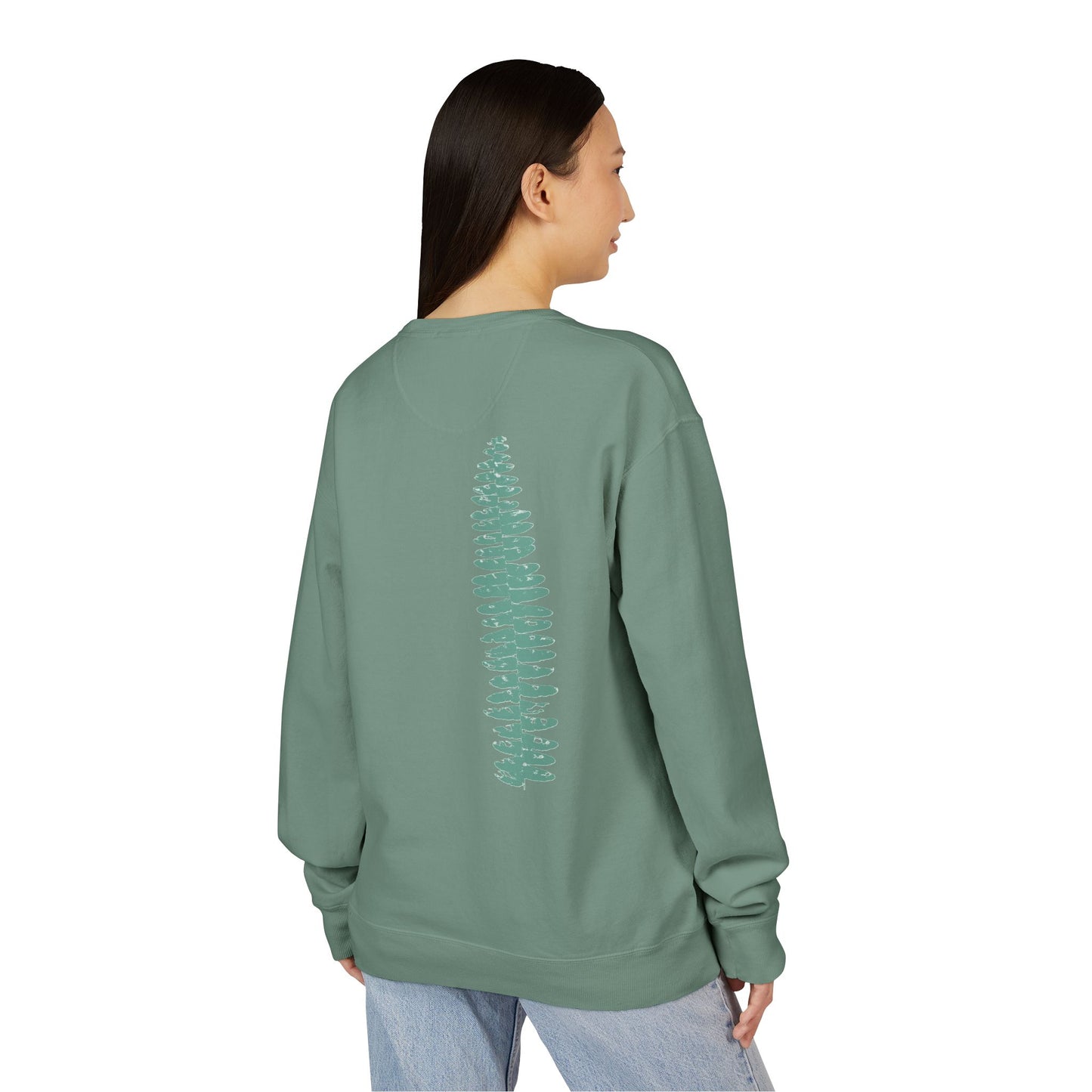 The Green Fern, Forest Bathing Sweatshirt, THE STORE, by avalove
