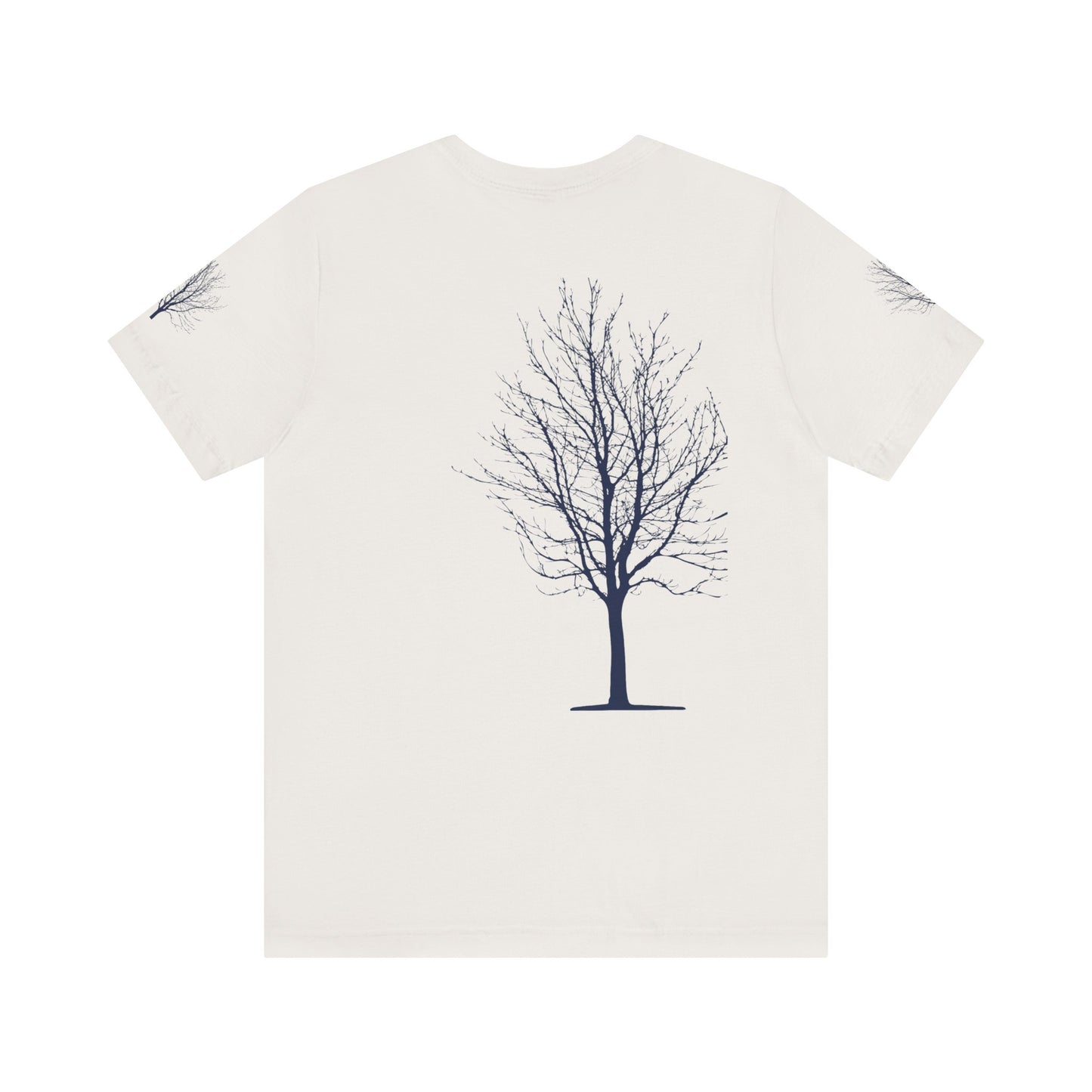 Single Tree Unisex Jersey Short Sleeve Tee - Blue Print