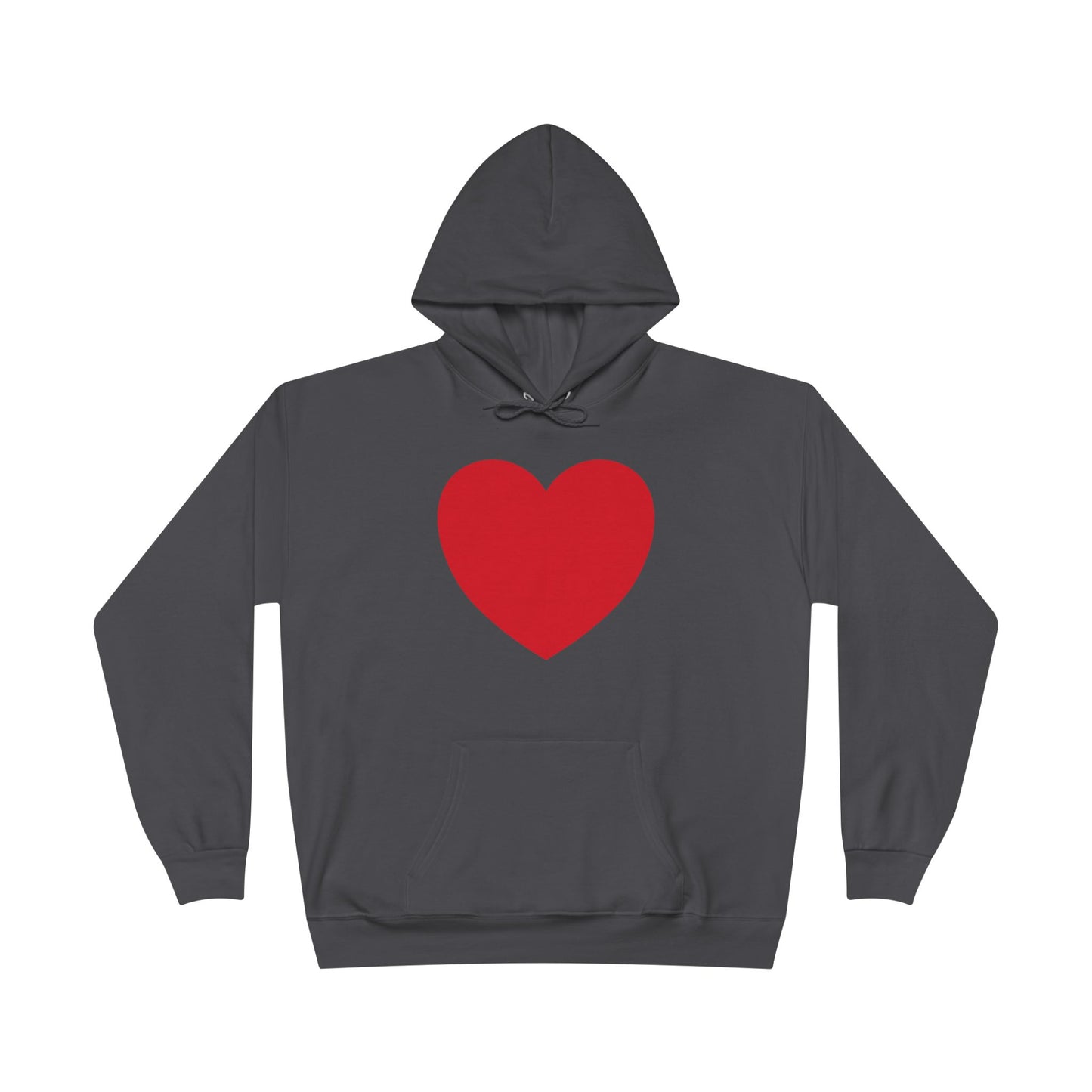 I WEAR MY HEART ON MY SLEEVE Unisex EcoSmart® Pullover Hoodie Sweatshirt