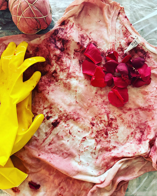 One of a Kind Watercolor ROSE DYED CAFTAN Limited Edition