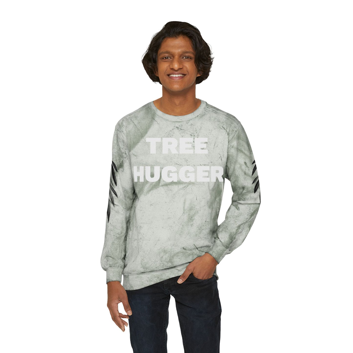 TREE HUGGER Unisex Color Blast Crewneck Sweatshirt