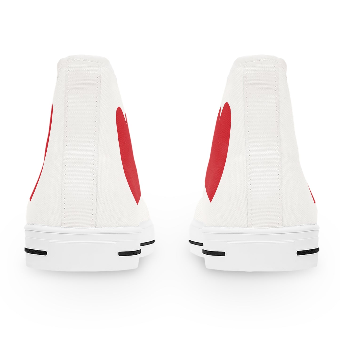 Wear Your Heart on Your Sleeve Women's High Top Sneakers