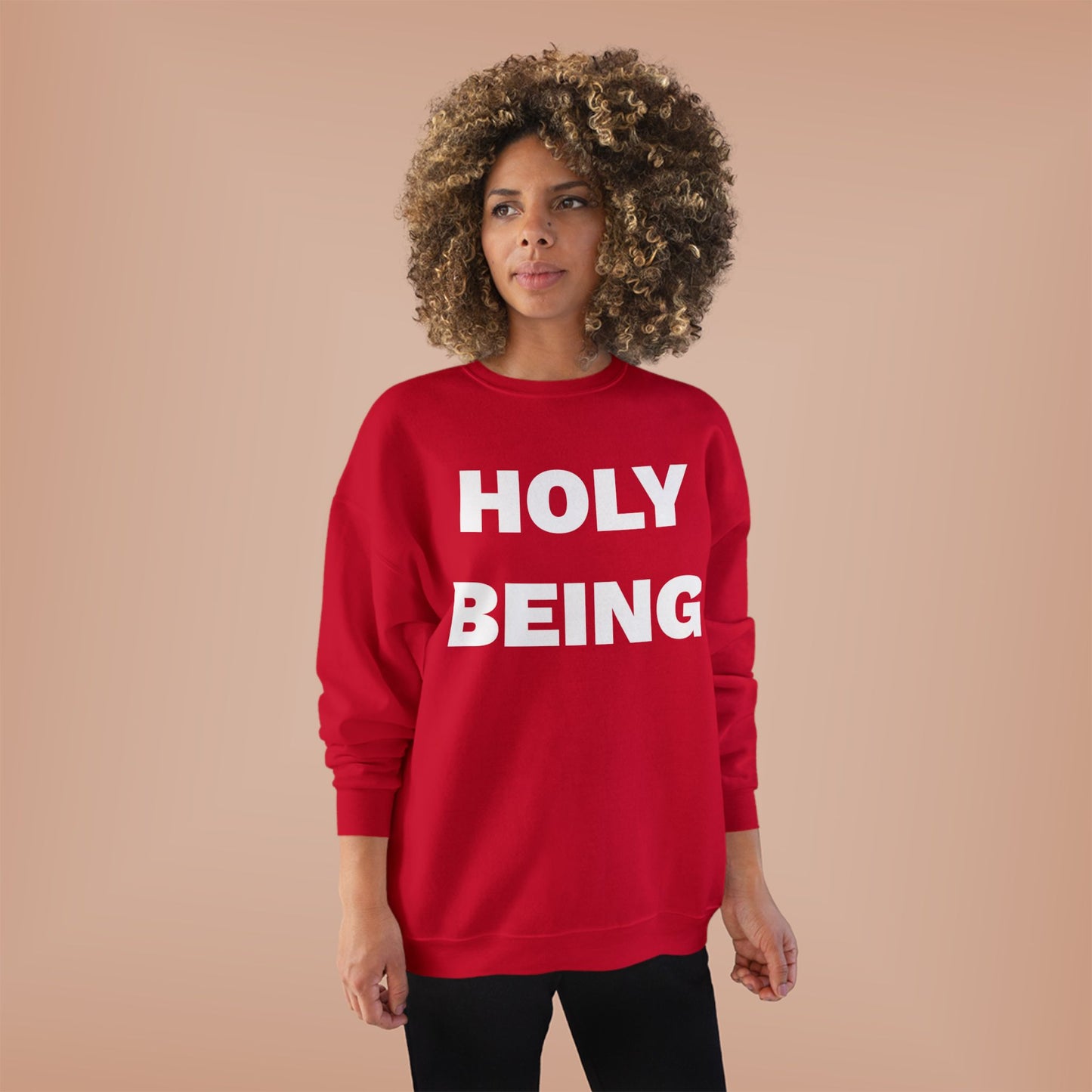HOLY BEING Unisex EcoSmart® Crewneck Sweatshirt