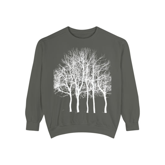 Fairytale Tree Unisex Garment-Dyed Sweatshirt- The Store by avalove