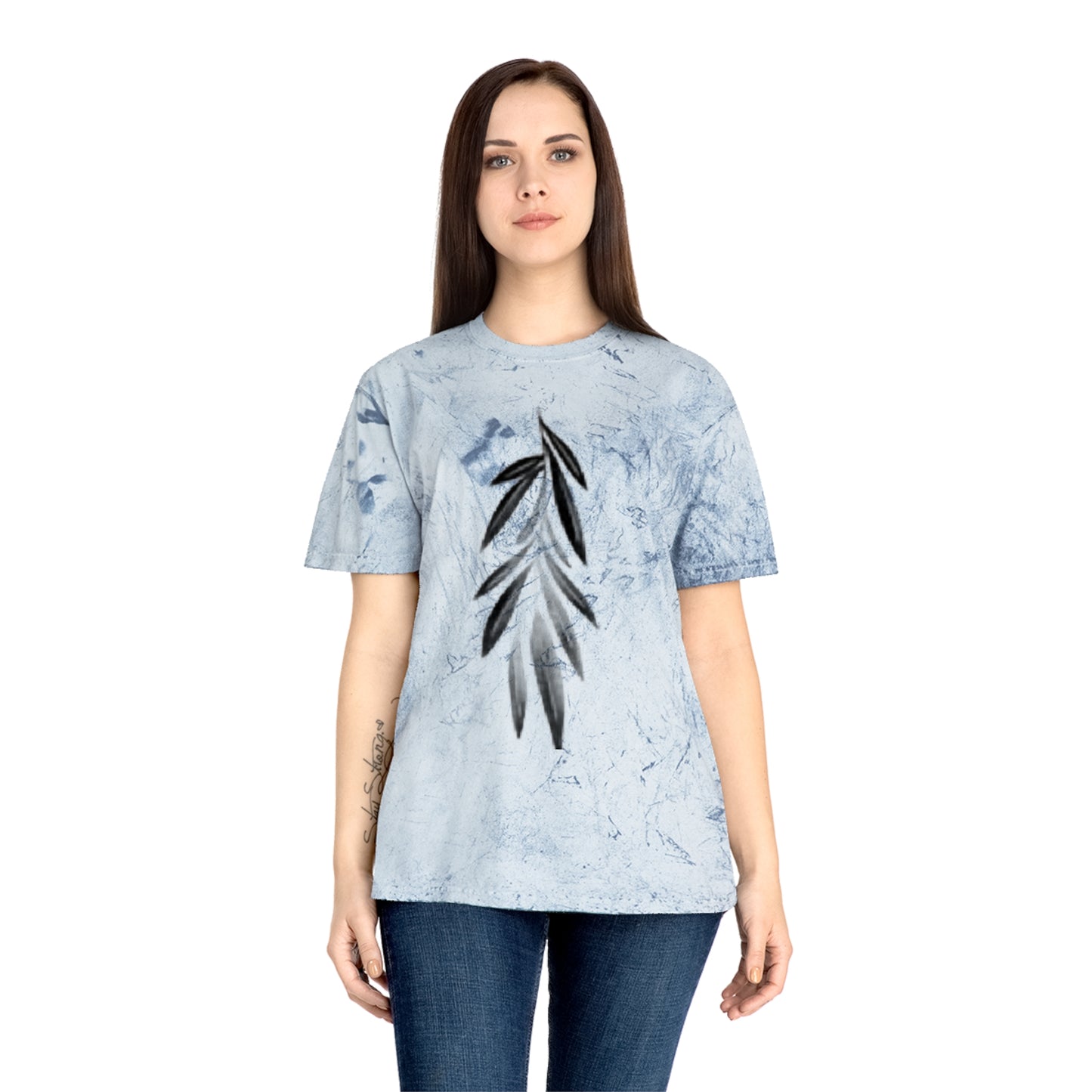 Medicine Leaf-Mono Tie Dye Tee- The Store by avalove