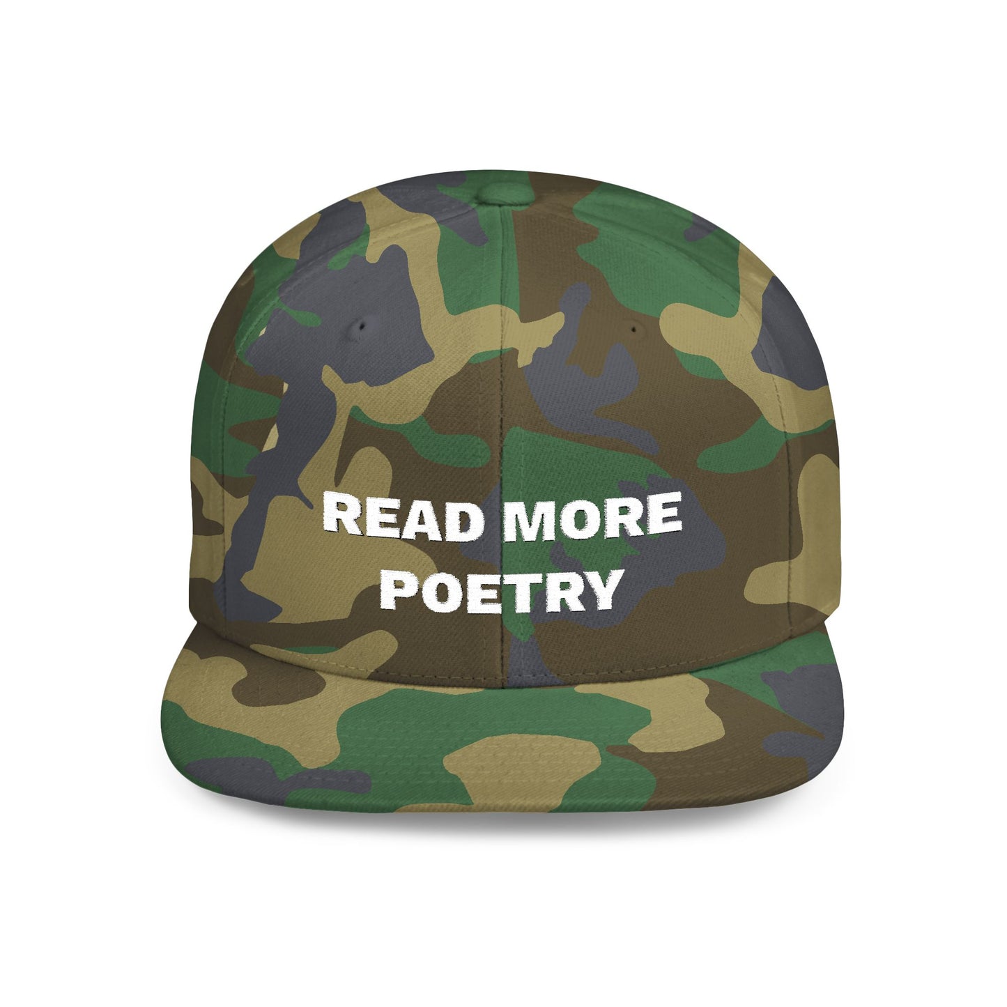 READ MORE POETRY Flat Bill Snapback