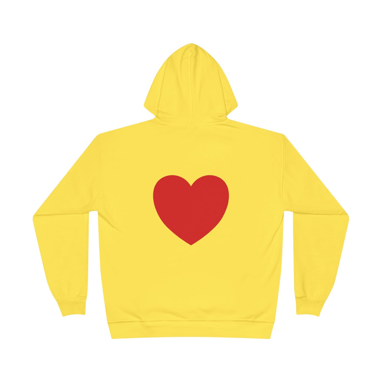 I WEAR MY HEART ON MY SLEEVE Unisex EcoSmart® Pullover Hoodie Sweatshirt