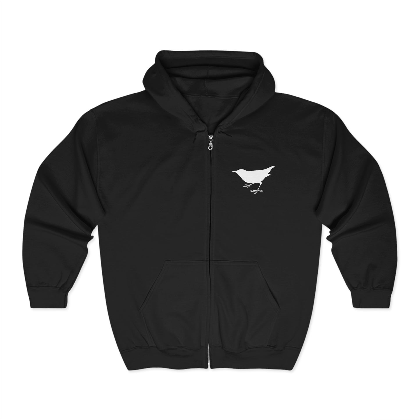 Fairytale Tree Full Zip Hooded Sweatshirt with Birdie- The Store, by avalove