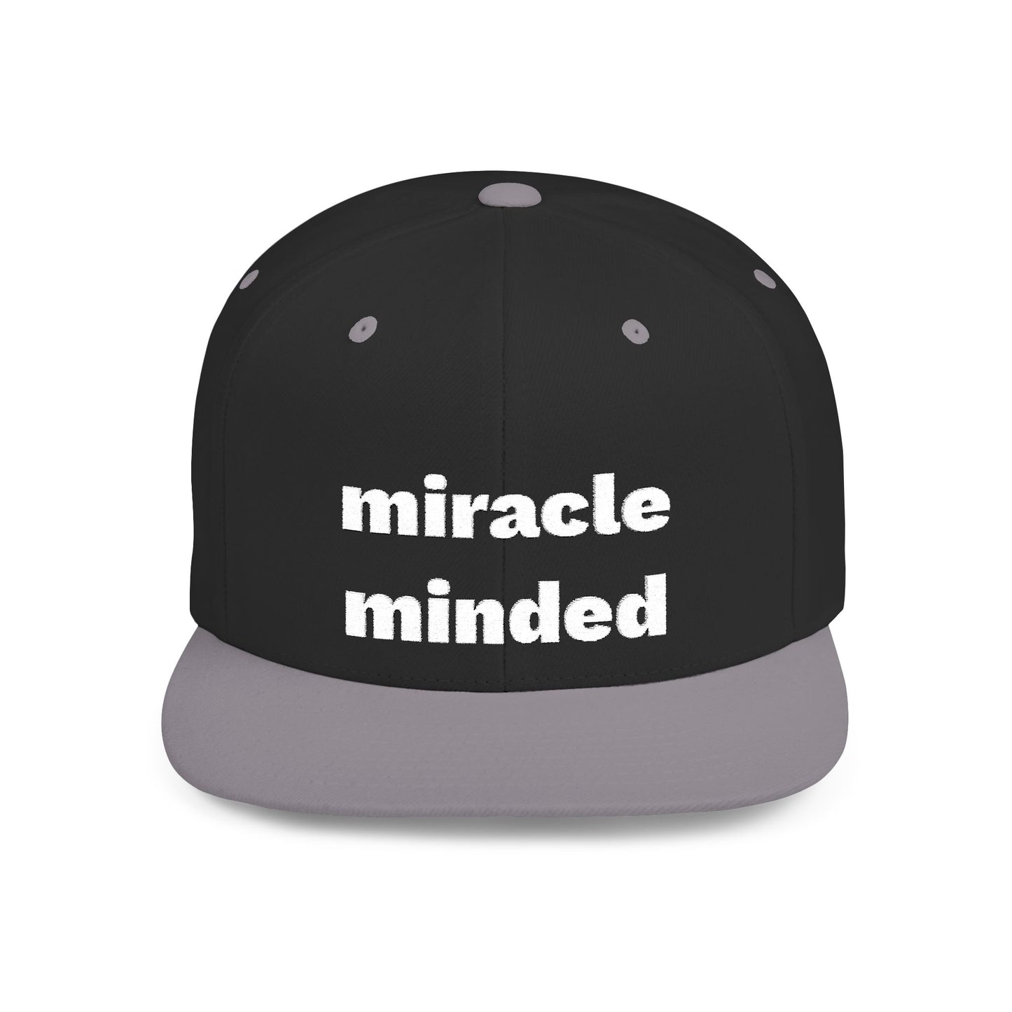 Miracle Minded Flat Bill Snapback Hat