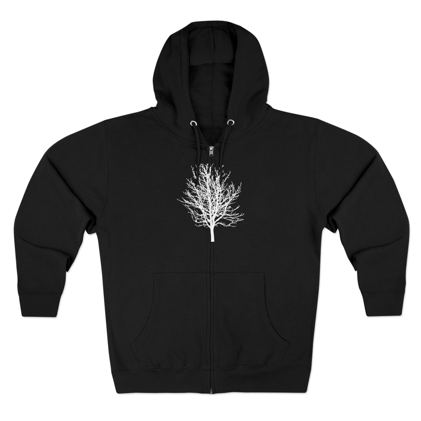 Single Tree Zip Hoodie-The Store, by avalove- three colors available