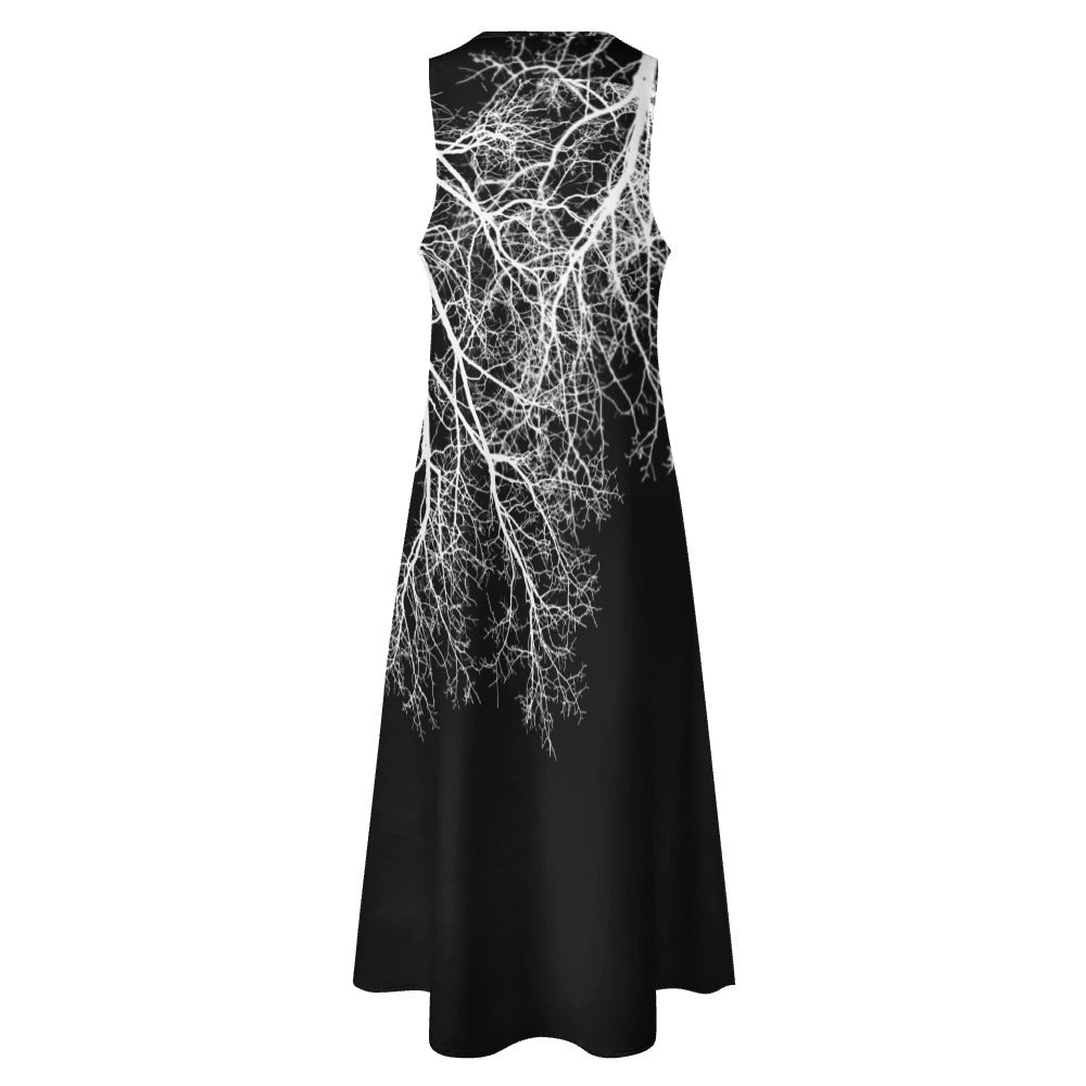 THE STORE by avalove Moon Trees Black As Night Dress